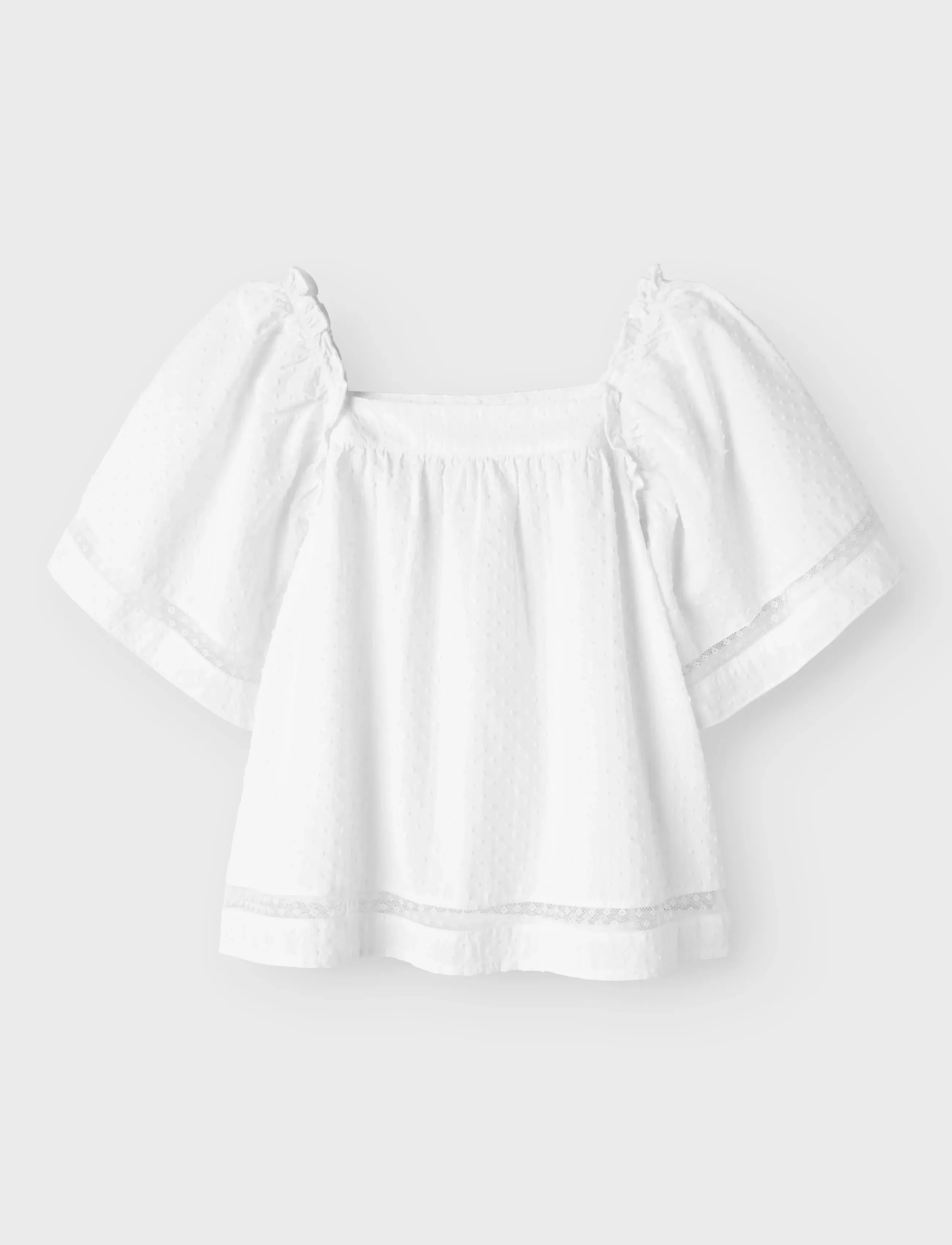 name it - NKFFATIDIAS SS TOP - sommerschnäppchen - bright white - 2