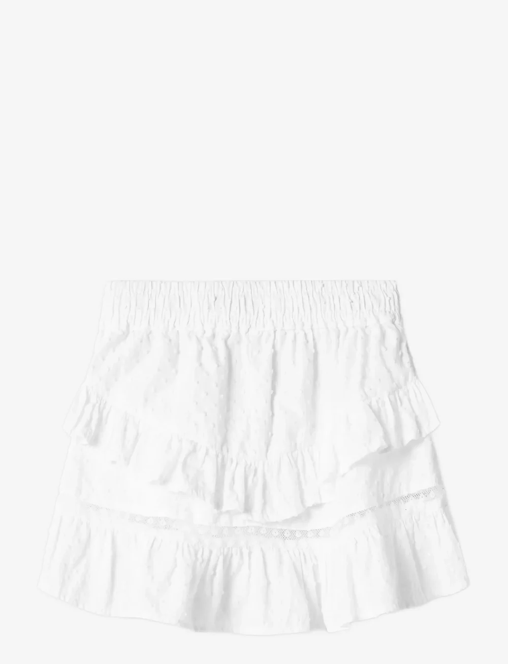 name it - NMFFATIDIAS SKIRT - kurze röcke - bright white - 2