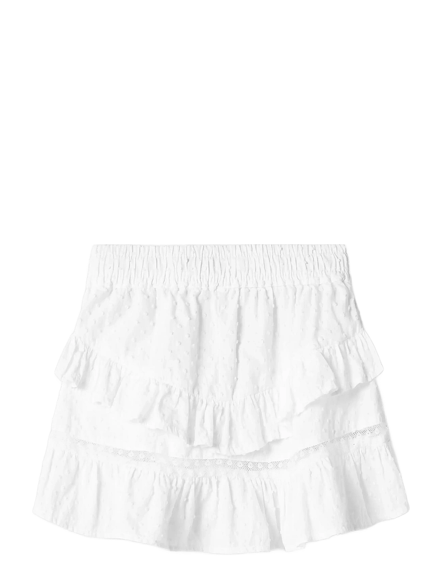 name it - NMFFATIDIAS SKIRT - kurze röcke - bright white - 2