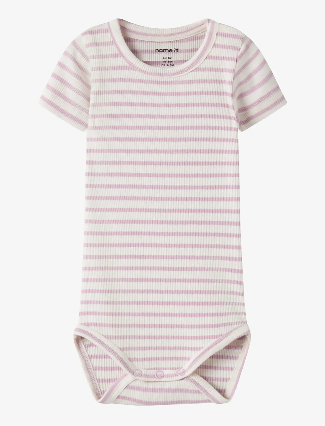 name it - NBNBANI SS BODY NOOS - kortærmede bodyer - fragrant lilac - 0