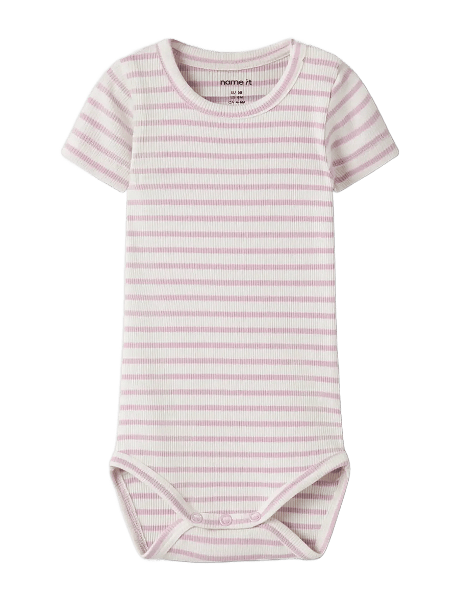 name it - NBNBANI SS BODY NOOS - kortærmede bodyer - fragrant lilac - 2