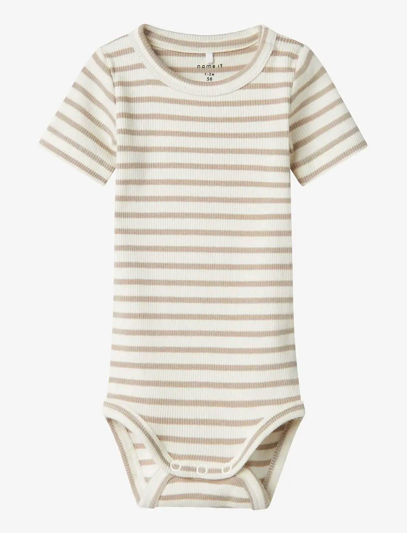 name it - NBNBANI SS BODY NOOS - lühikeste varrukatega bodid - pure cashmere - 1