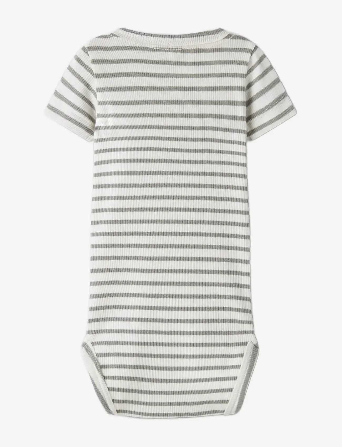 name it - NBNBANI SS BODY NOOS - kortærmede bodyer - shadow - 1