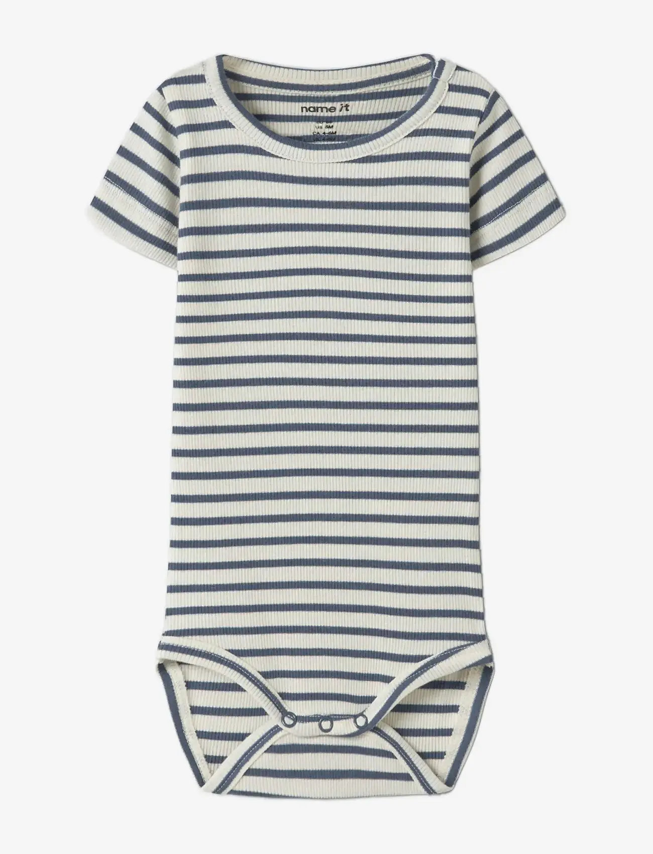 name it - NBNBANI SS BODY NOOS - lühikeste varrukatega bodid - vintage indigo - 2
