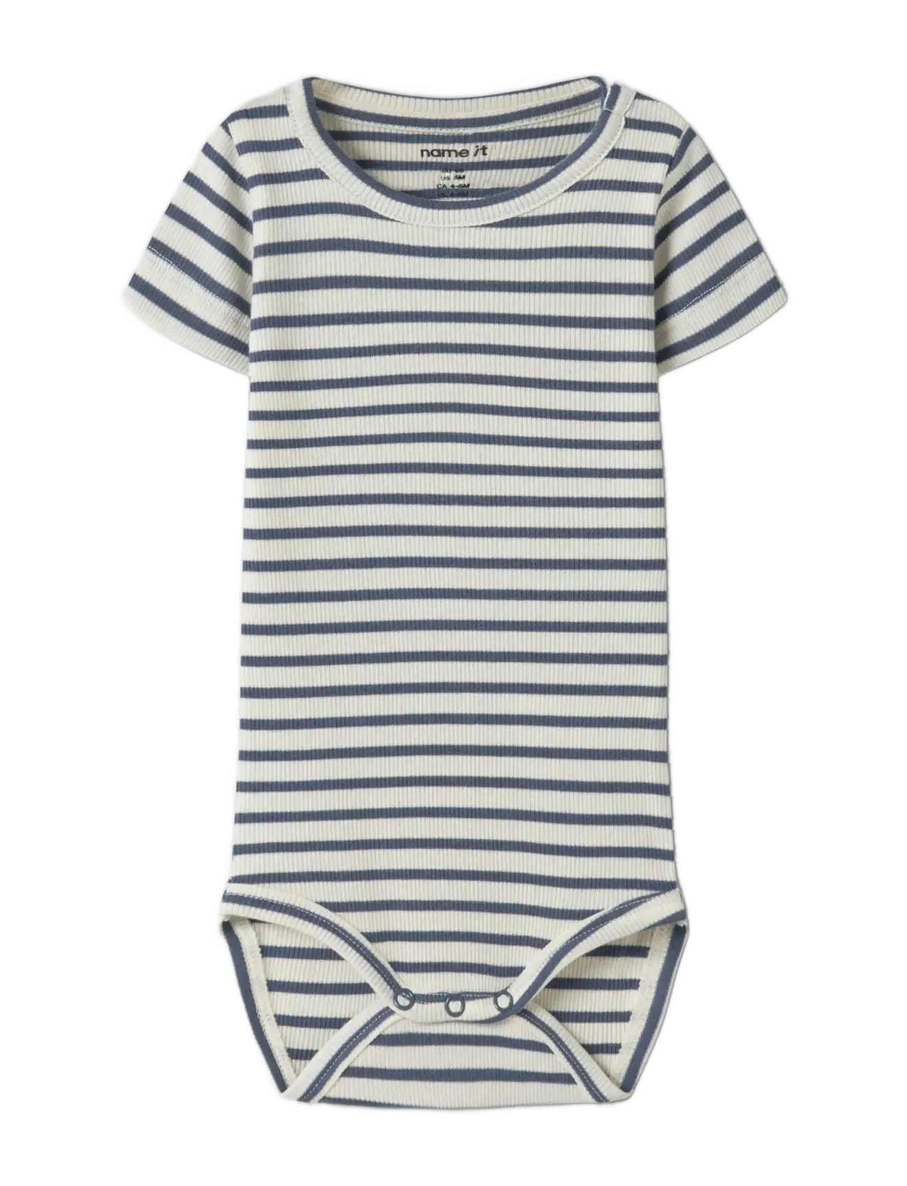 name it - NBNBANI SS BODY NOOS - kurzärmelige bodys - vintage indigo - 2