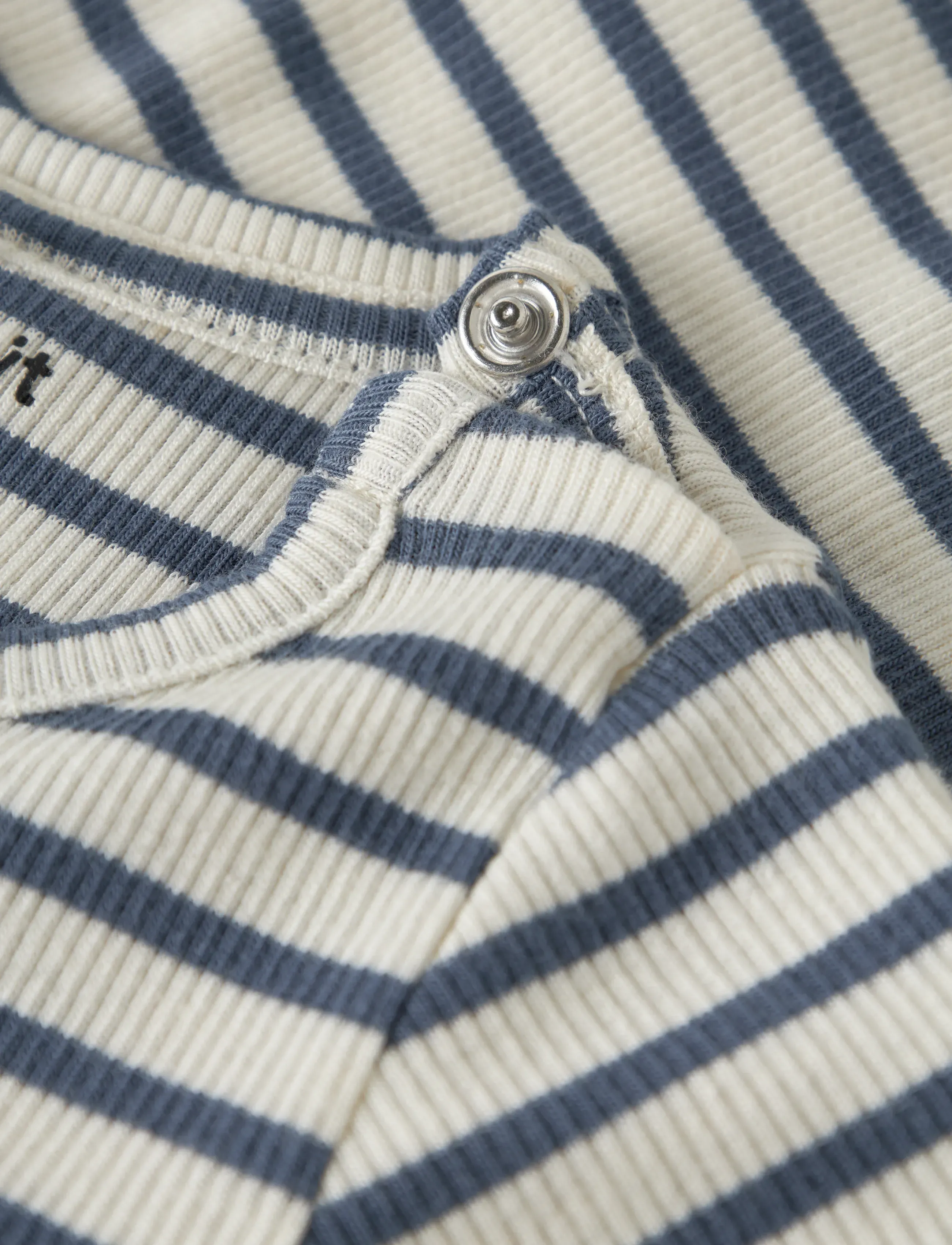 name it - NBNBANI SS BODY NOOS - kurzärmelige bodys - vintage indigo - 3
