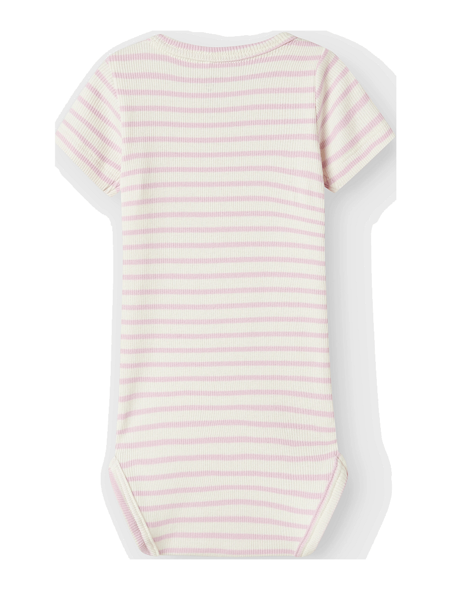 name it - NBNBANI SS BODY NOOS - kurzärmelige bodys - winsome orchid - 1