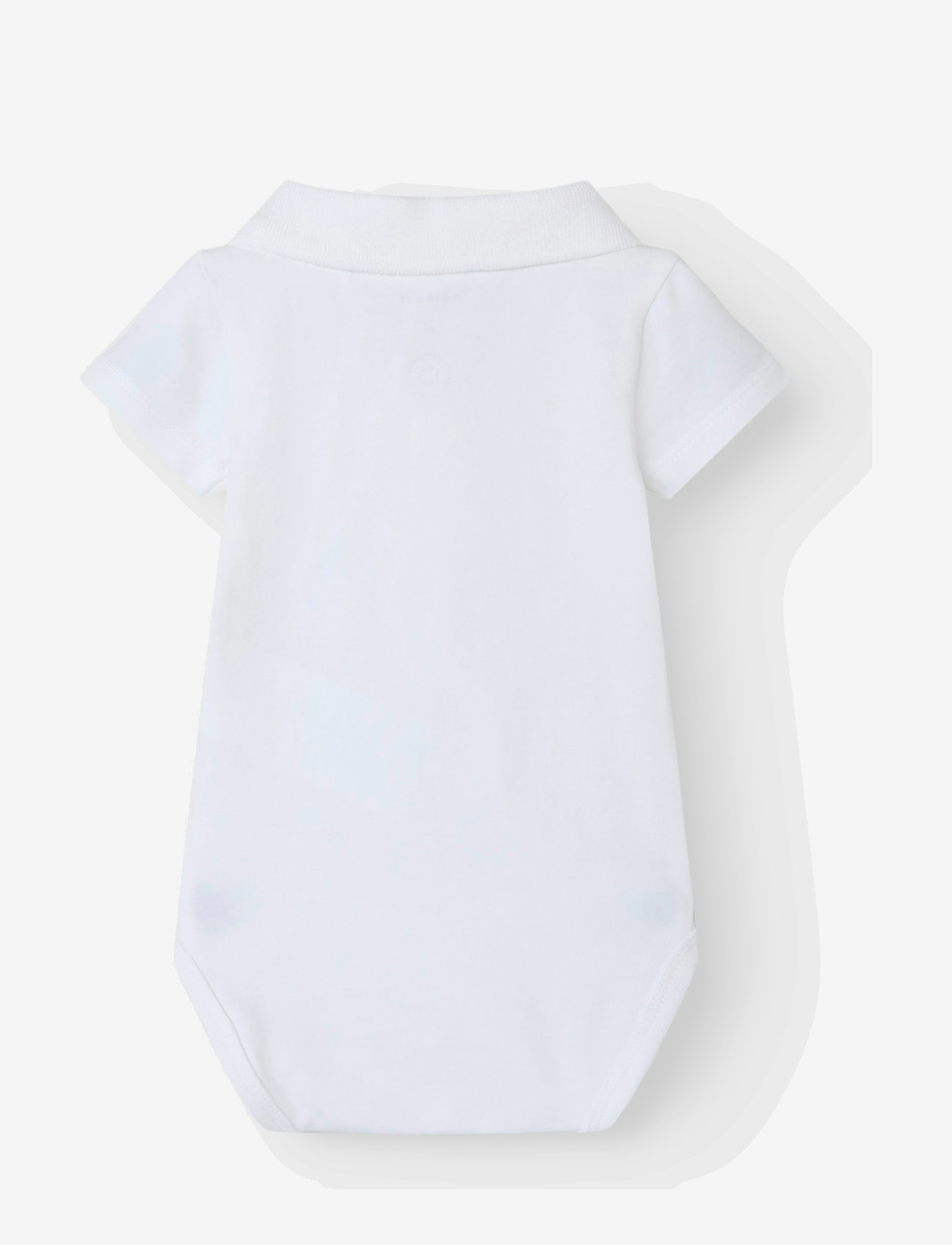 name it - NBMHOLGER SS POLO BODY - kortærmede bodyer - bright white - 1