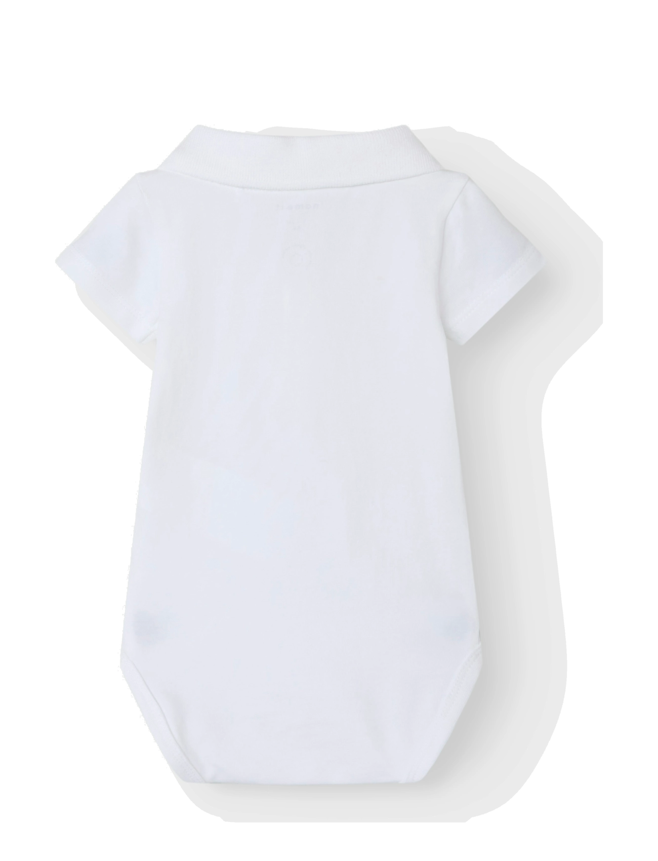name it - NBMHOLGER SS POLO BODY - bright white - 1