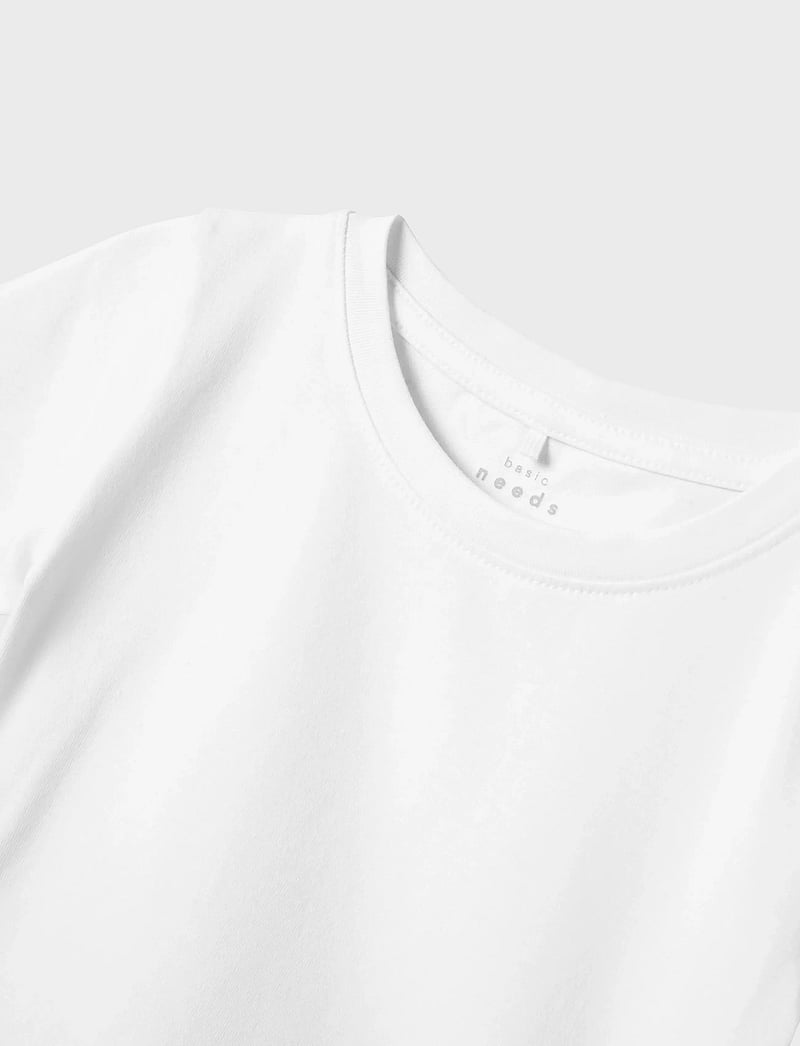 name it - NMFVIBBI SS TOP NOOS - kurzärmelige - bright white - 5