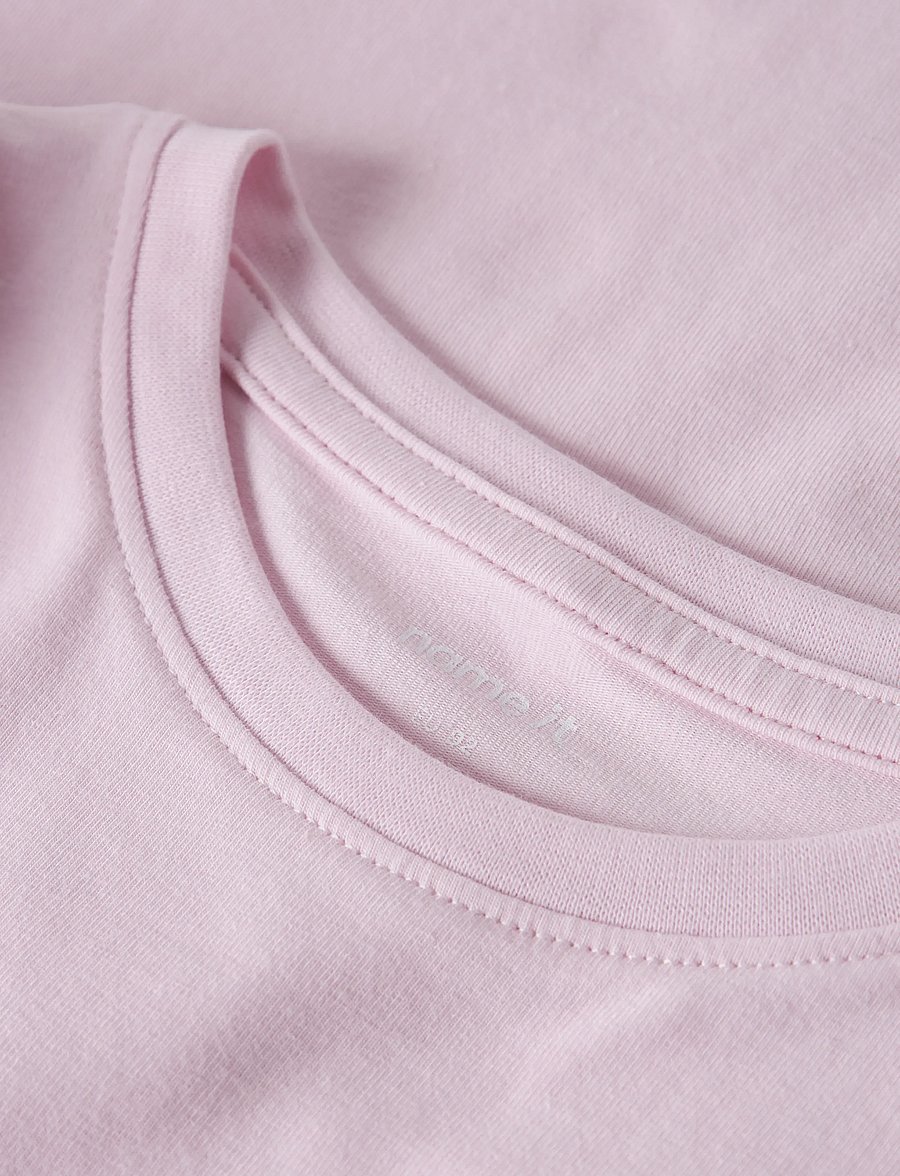 name it - NMFVIBBI SS TOP NOOS - kurzärmelige - cradle pink - 2