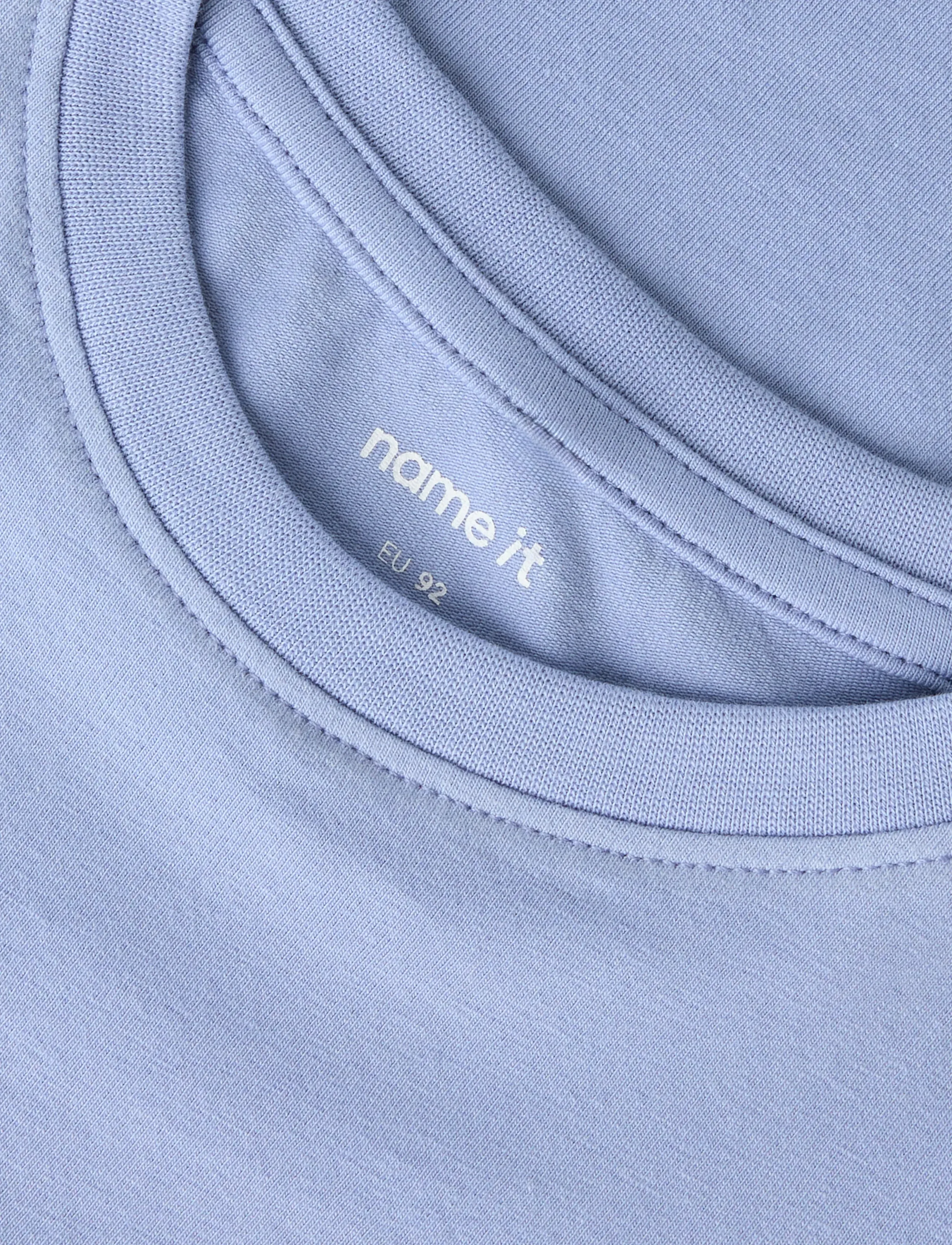name it - NMFVIBBI SS TOP NOOS - short-sleeved t-shirts - purple impression - 3