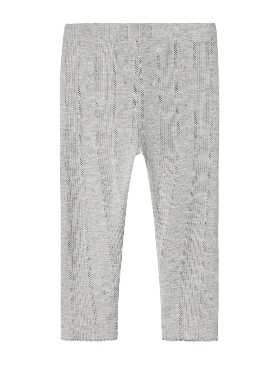 name it - NMFJULIA LEGGING NOOS - retuusid - grey melange - 1