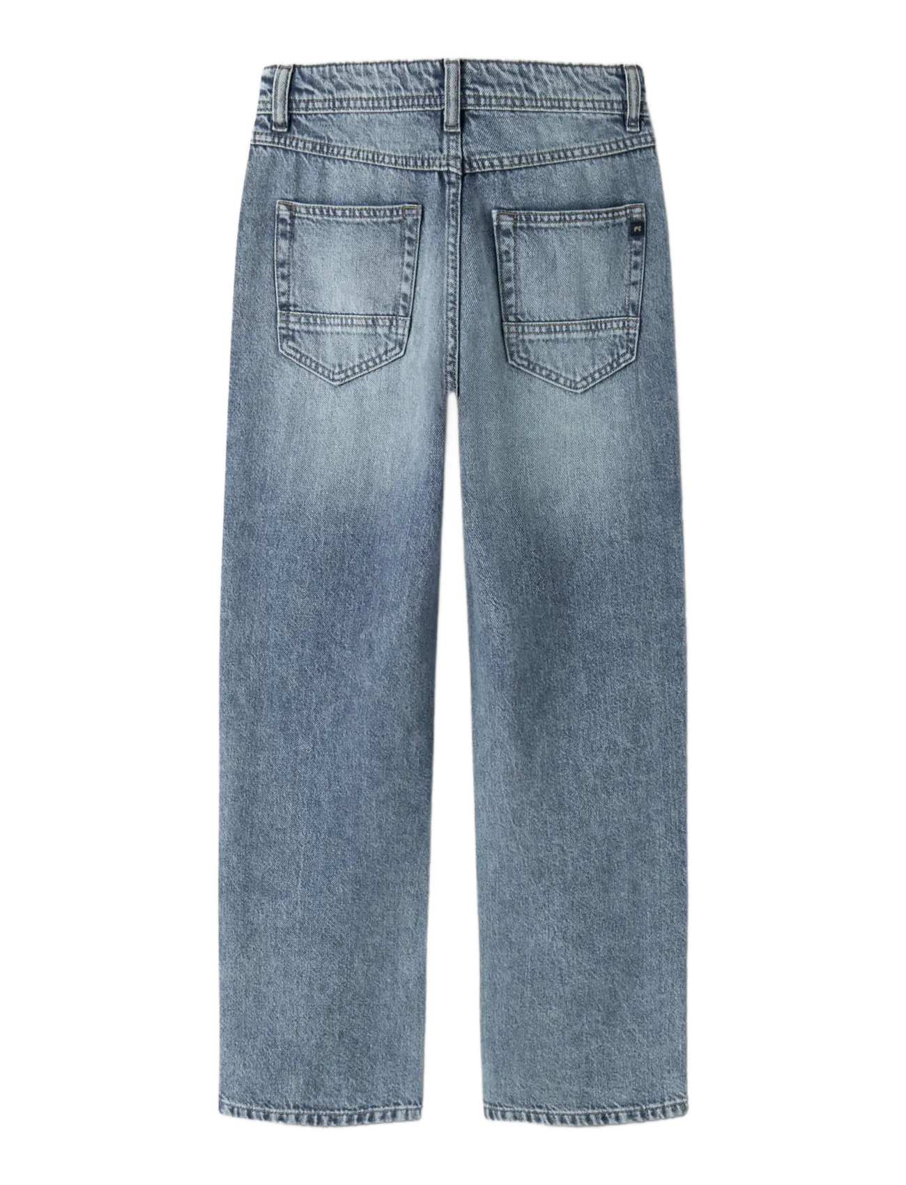 name it - NKMRYAN STRAIGHT JEANS 5950-DM NOOS - tavalised teksad - vintage medium blue denim - 1