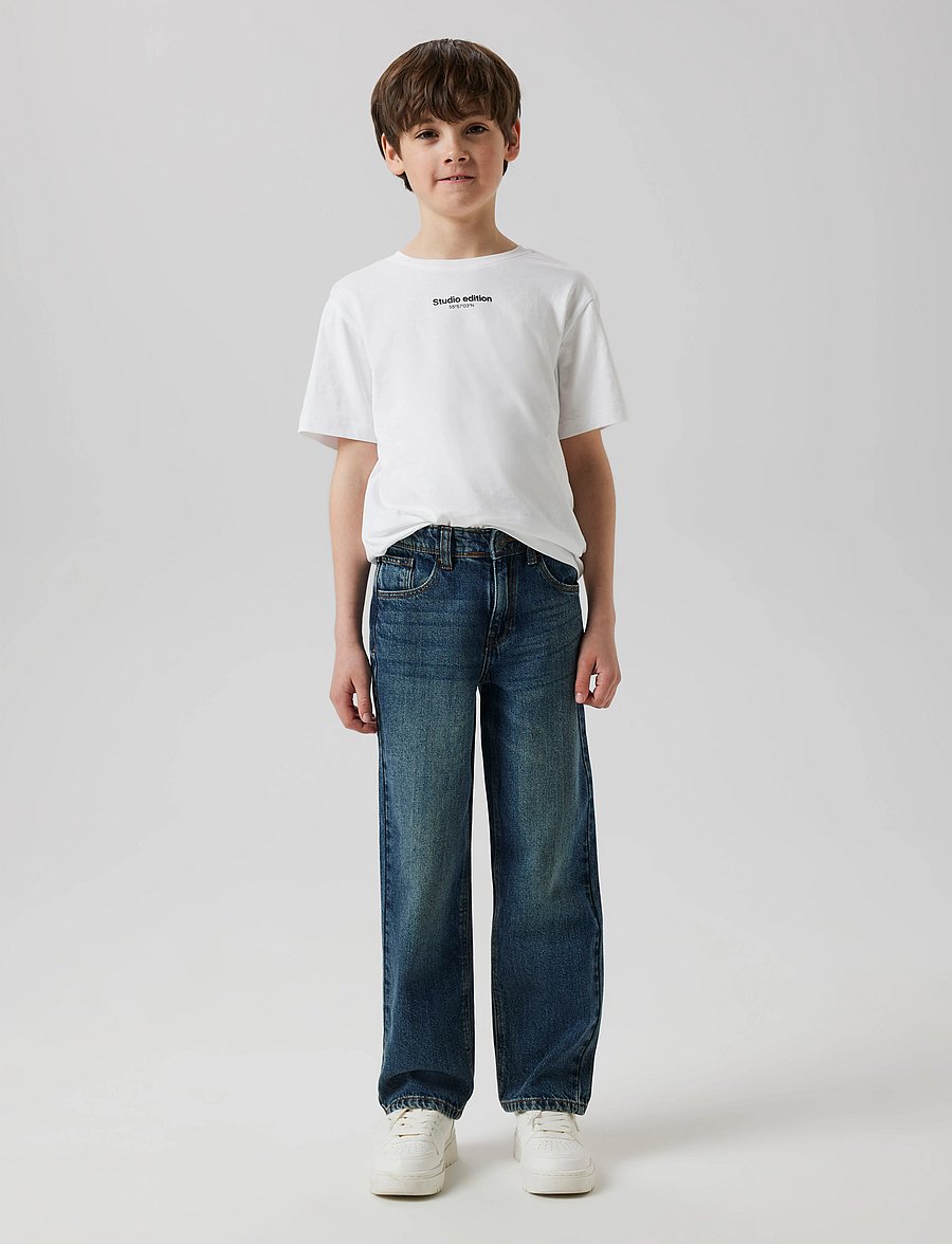 name it - NKMRYAN STRAIGHT JEANS 5950-DM NOOS - regular jeans - dark blue denim - 0