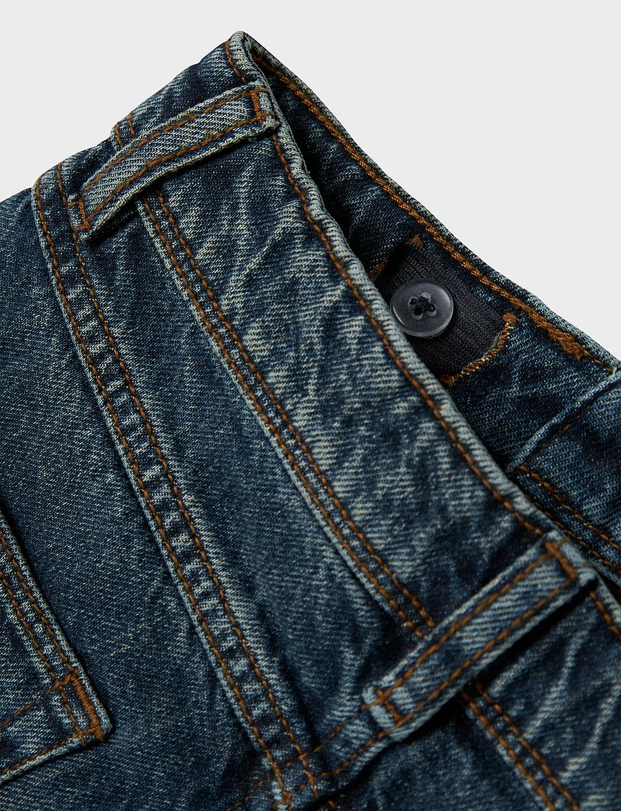 name it - NKMRYAN STRAIGHT JEANS 5950-DM NOOS - regular jeans - dark blue denim - 3