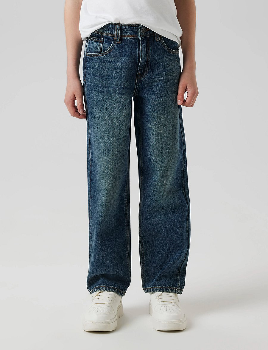 name it - NKMRYAN STRAIGHT JEANS 5950-DM NOOS - regular jeans - dark blue denim - 4