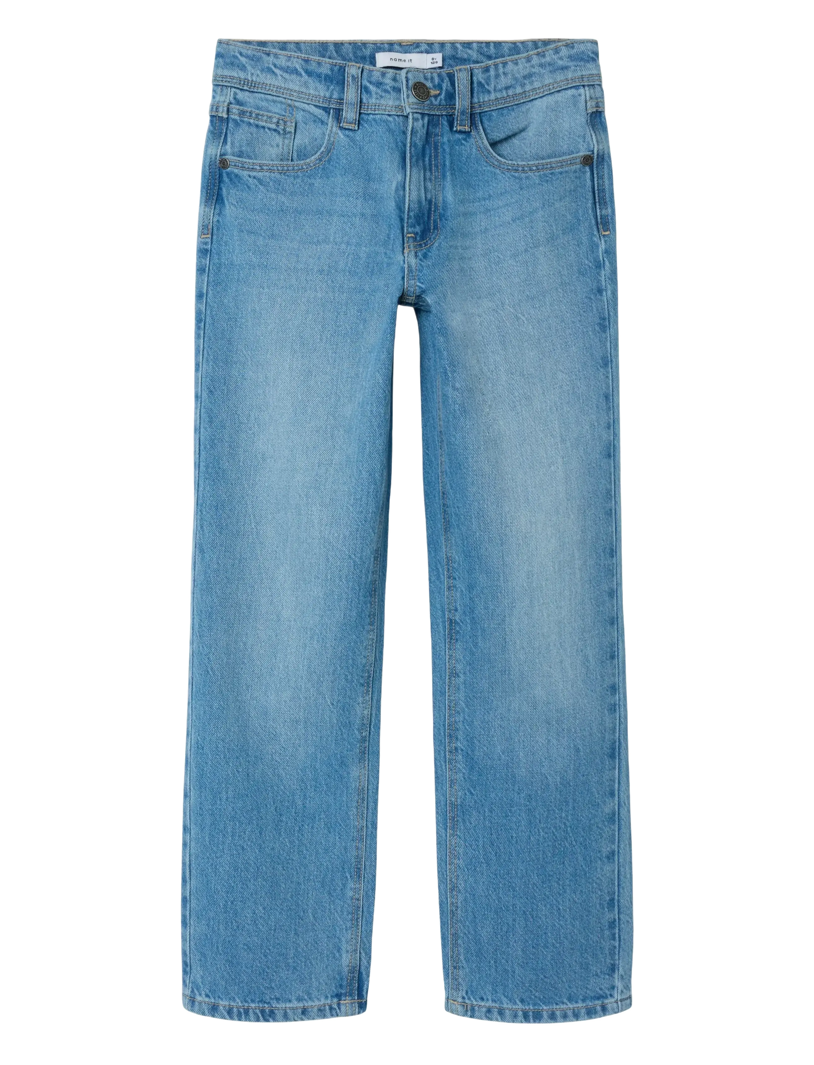 name it NKMRYAN STRAIGHT JEANS 5950-DM NOOS - Tøj - LIGHT BLUE DENIM / blue