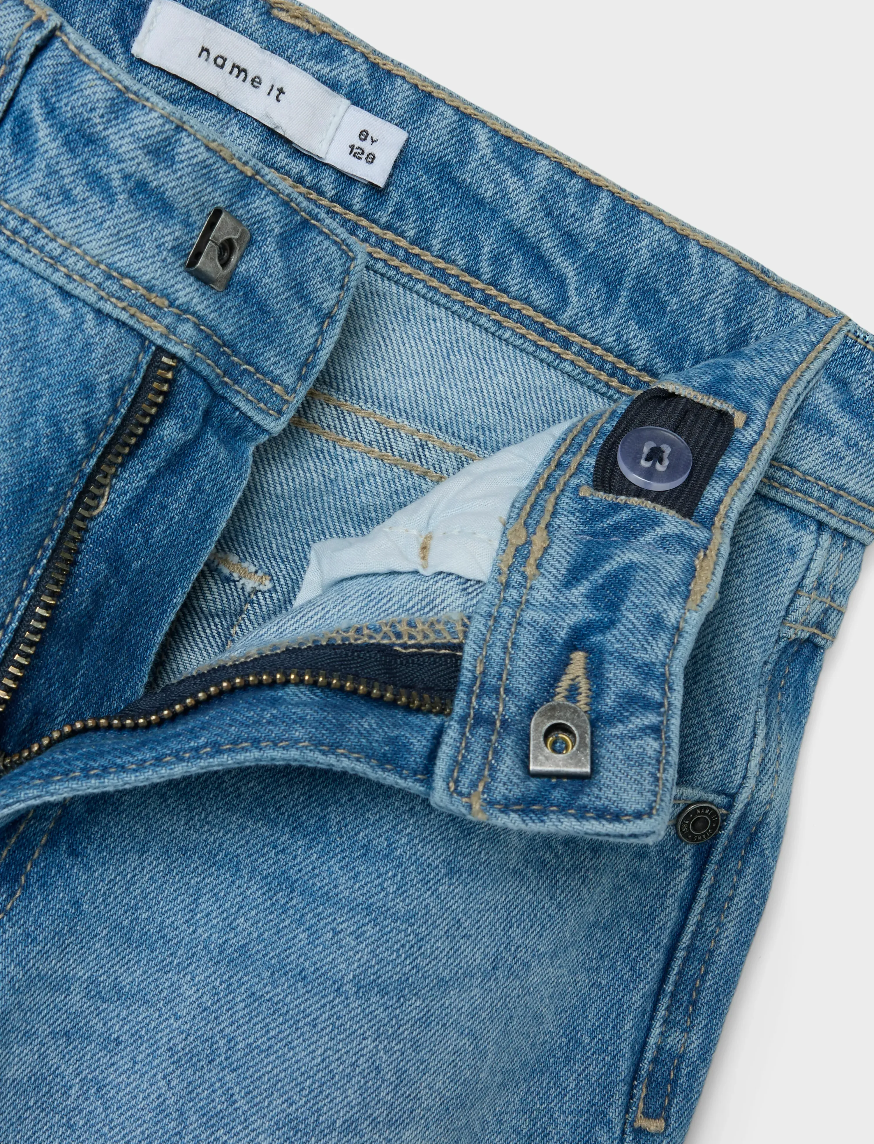 name it - NKMRYAN STRAIGHT JEANS 5950-DM NOOS - tavalised teksad - light blue denim - 3