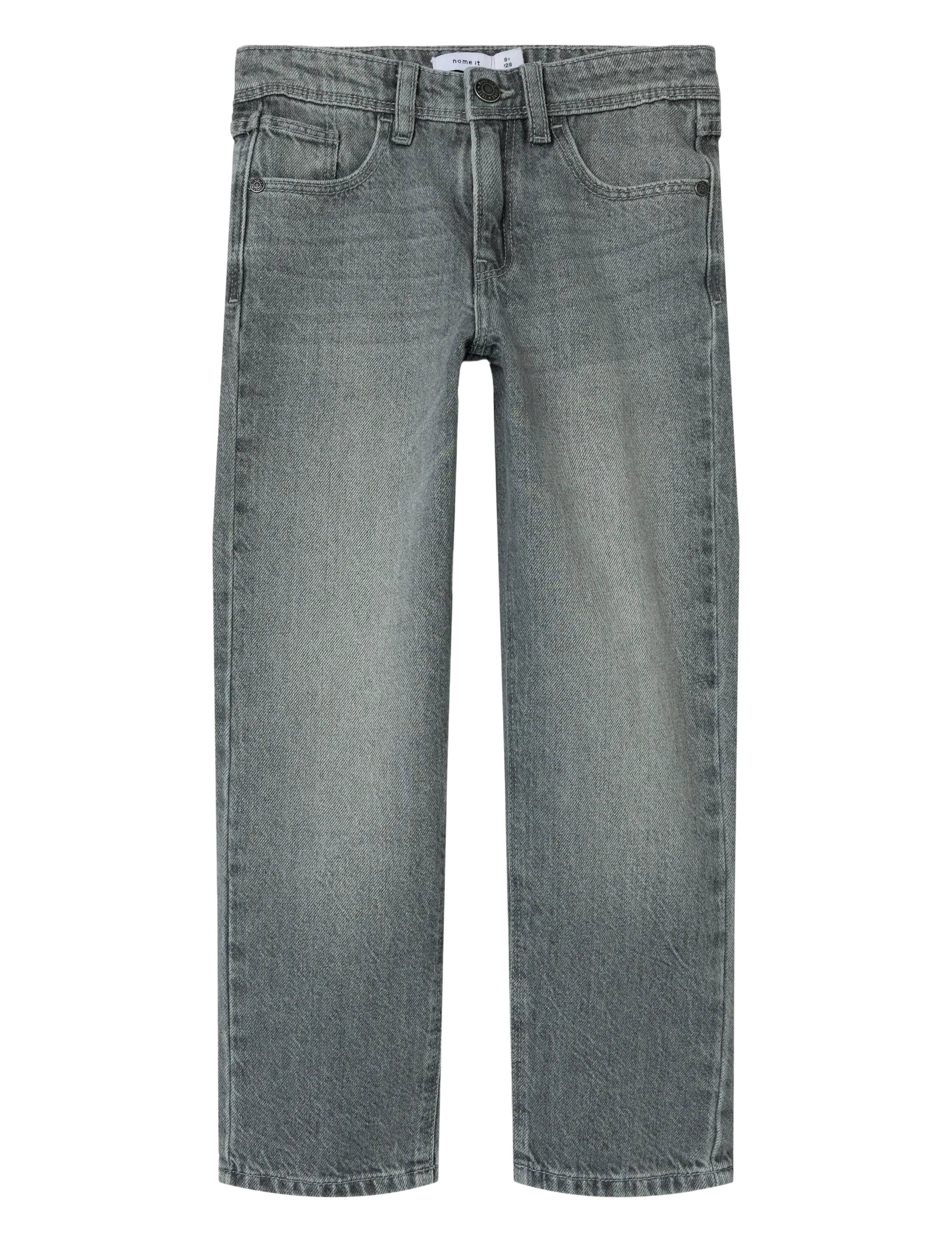name it NKMRYAN STRAIGHT JEANS 5950-DM NOOS - Teksad - LIGHT GREY DENIM / grey
