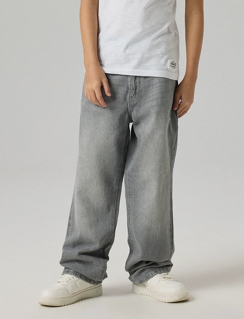 name it - NKMRYAN STRAIGHT JEANS 5950-DM NOOS - regular jeans - light grey denim - 3