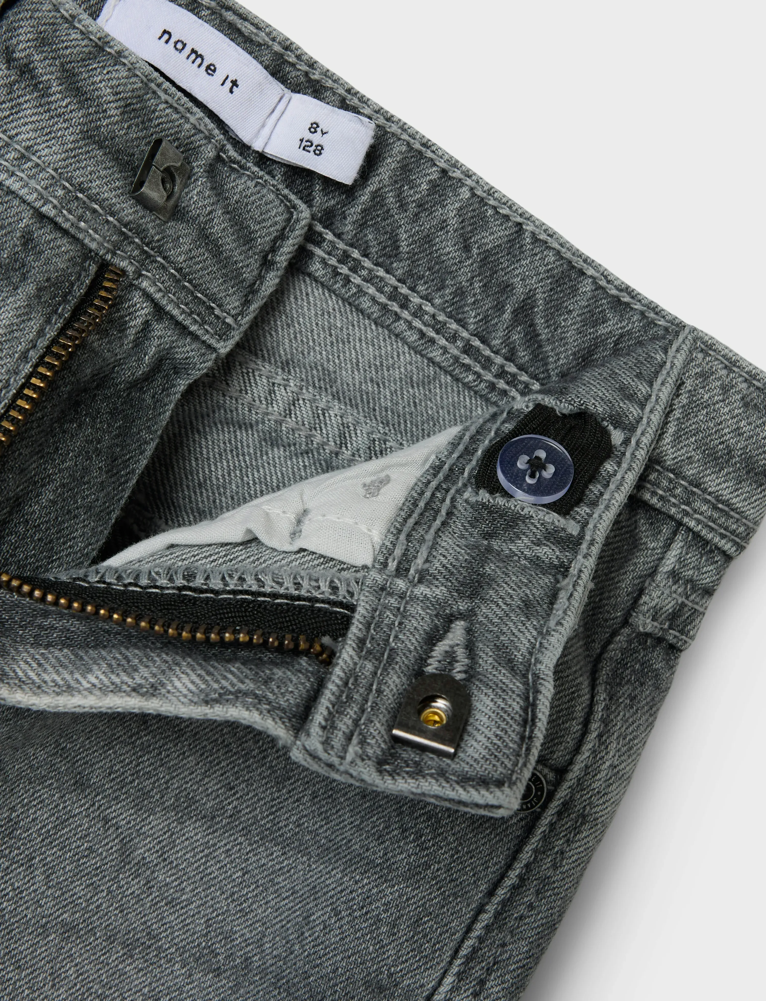 name it - NKMRYAN STRAIGHT JEANS 5950-DM NOOS - suorat farkut - light grey denim - 4