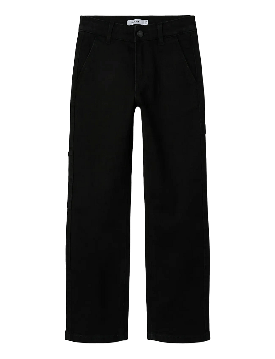 name it - NKMRYAN STRAIGHT CARP JEANS 2100-IO NOOS - regular jeans - black denim - 0