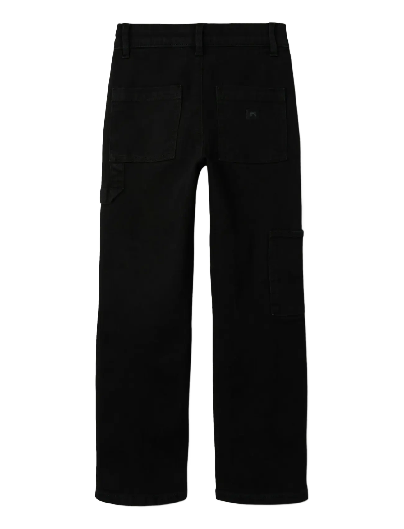 name it - NKMRYAN STRAIGHT CARP JEANS 2100-IO NOOS - regular piegriezuma džinsa bikses - black denim - 1
