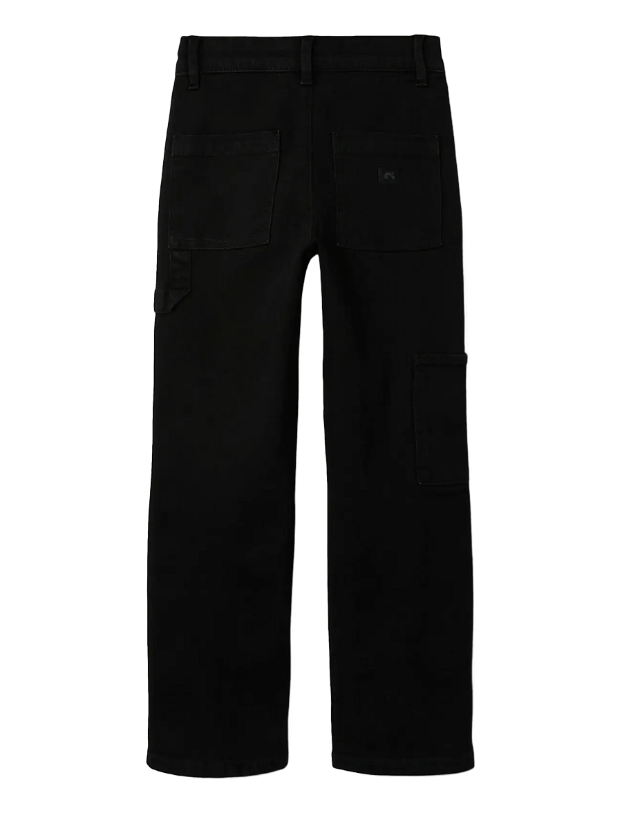 name it - NKMRYAN STRAIGHT CARP JEANS 2100-IO NOOS - regular jeans - black denim - 1