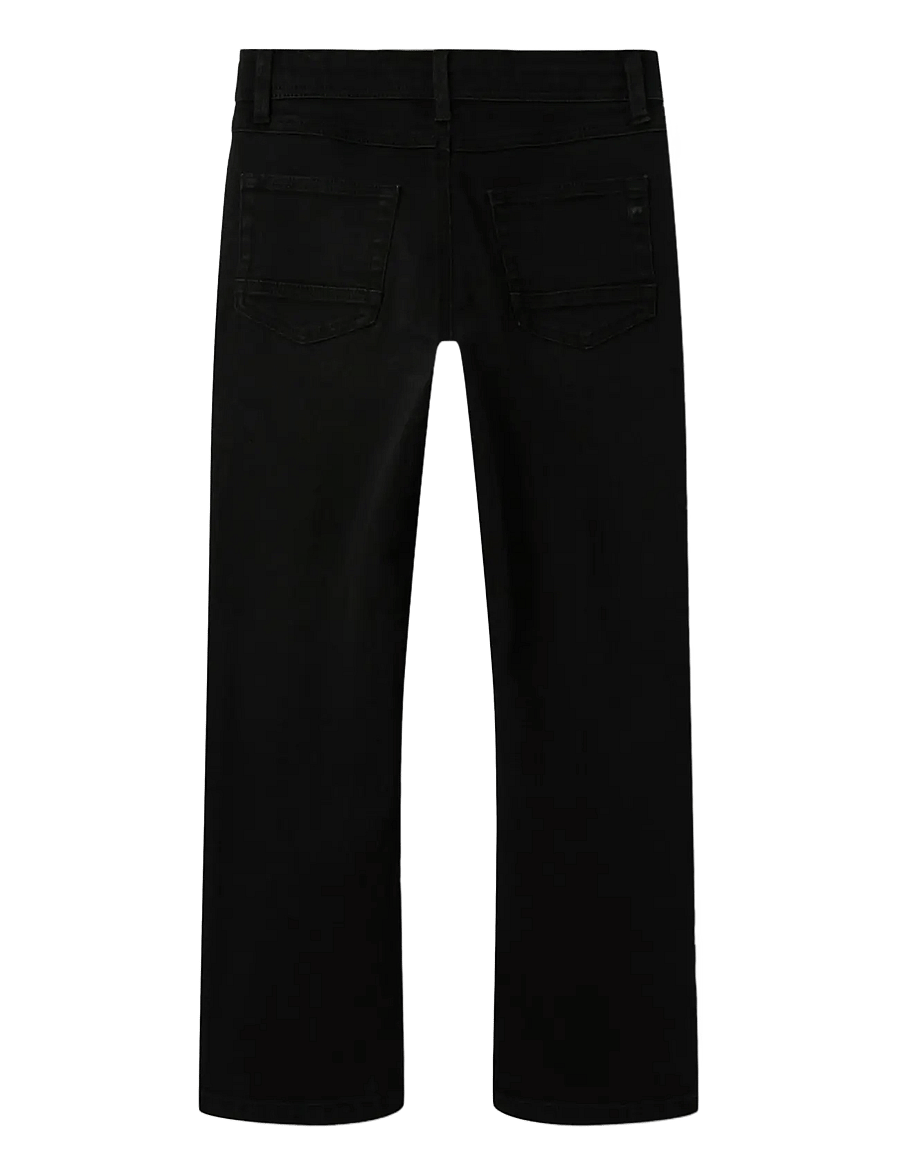 name it - NKMRYAN STRAIGHT JEANS 2100-IO NOOS - black denim - 1