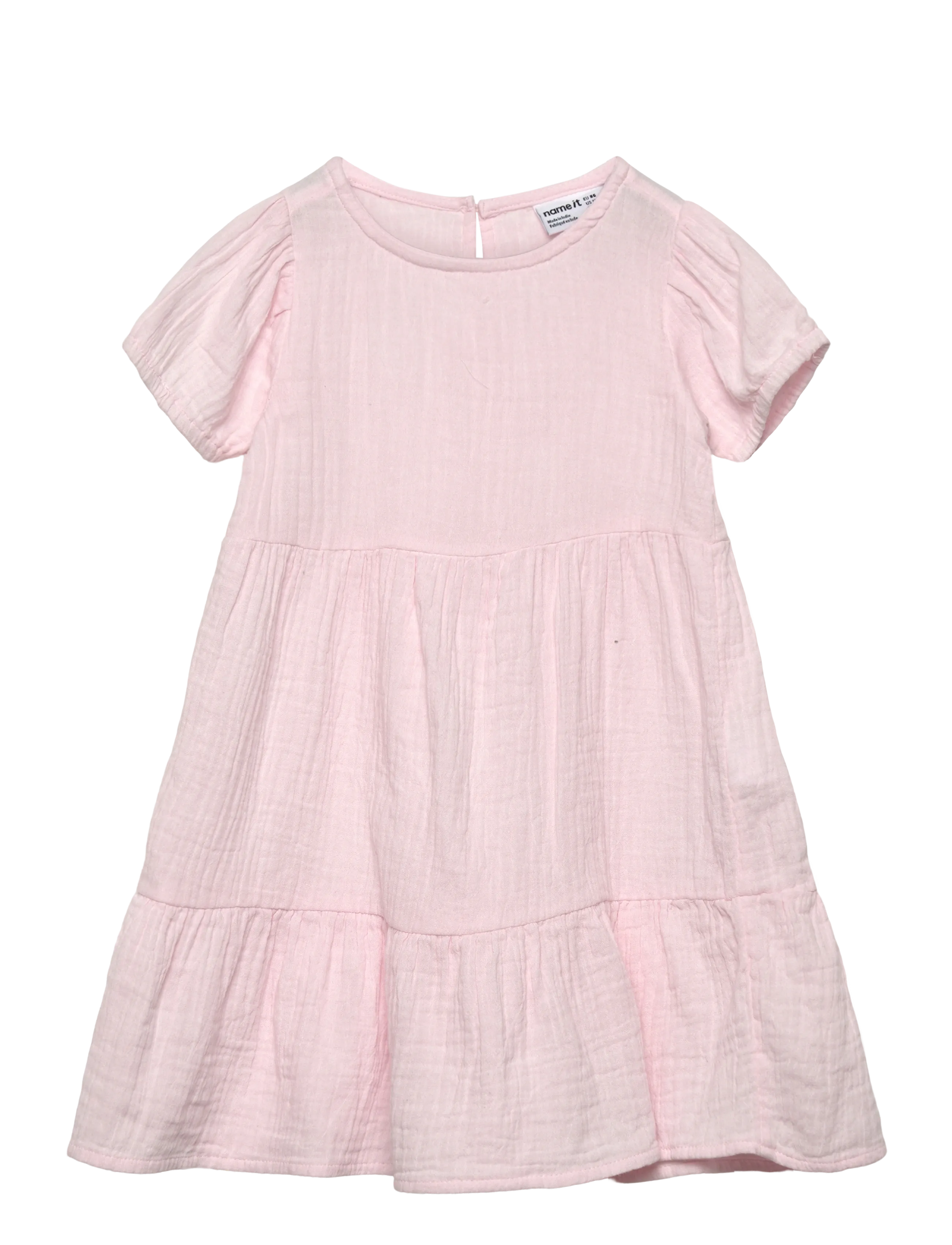 name it NMFJASMIN SS DRESS NOOS - Kjoler & nederdele - CRADLE PINK / pink/rose