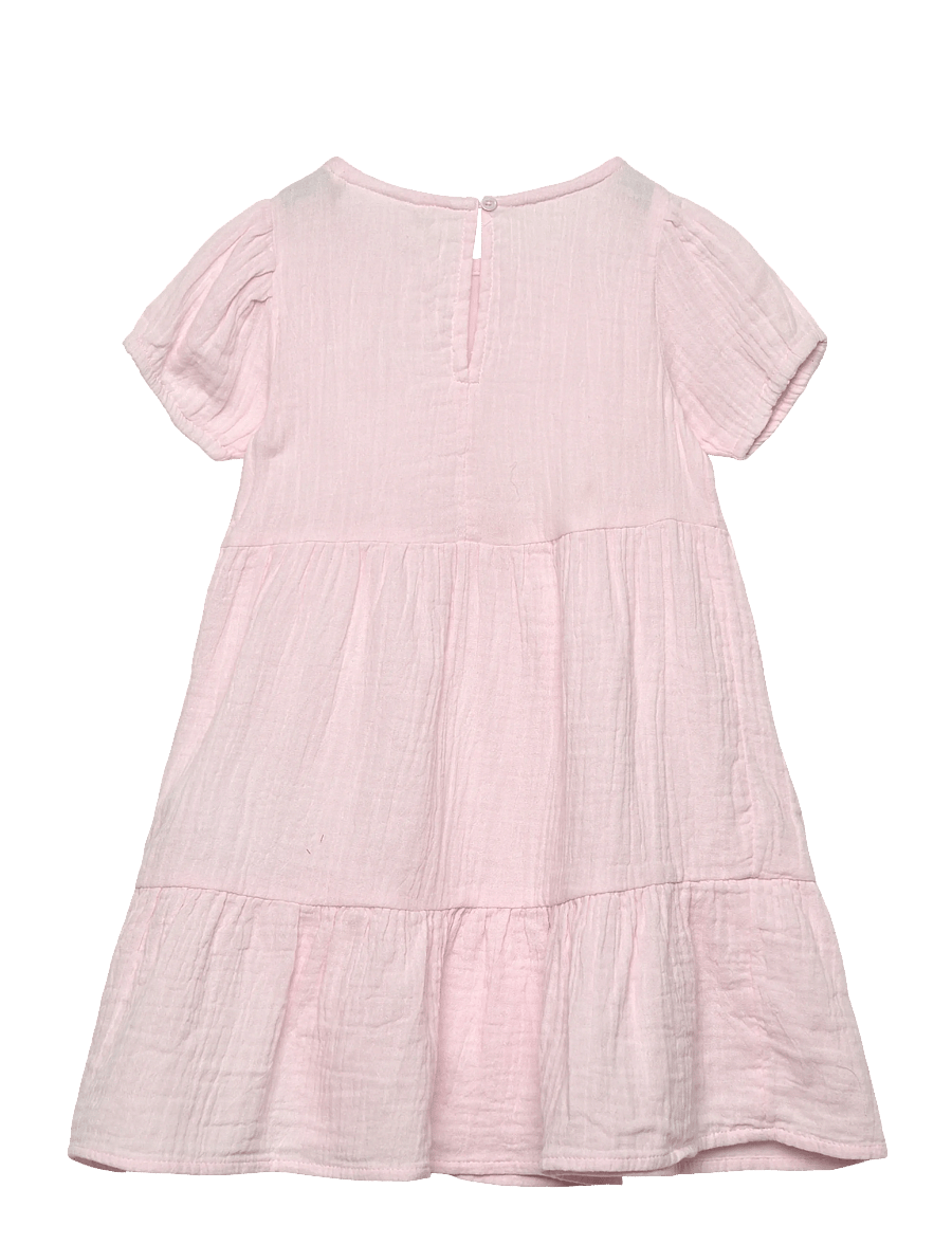 name it - NMFJASMIN SS DRESS NOOS - kurzärmelige babykleider - cradle pink - 1