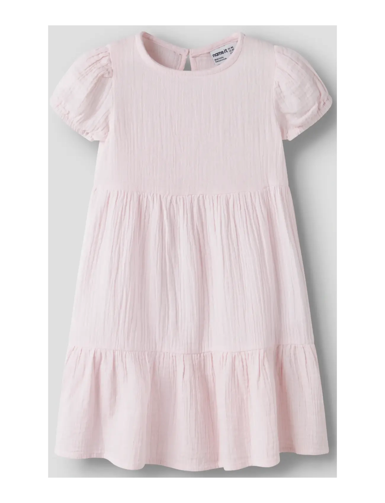 name it - NMFJASMIN SS DRESS NOOS - kortermede hverdagskjoler - cradle pink - 2