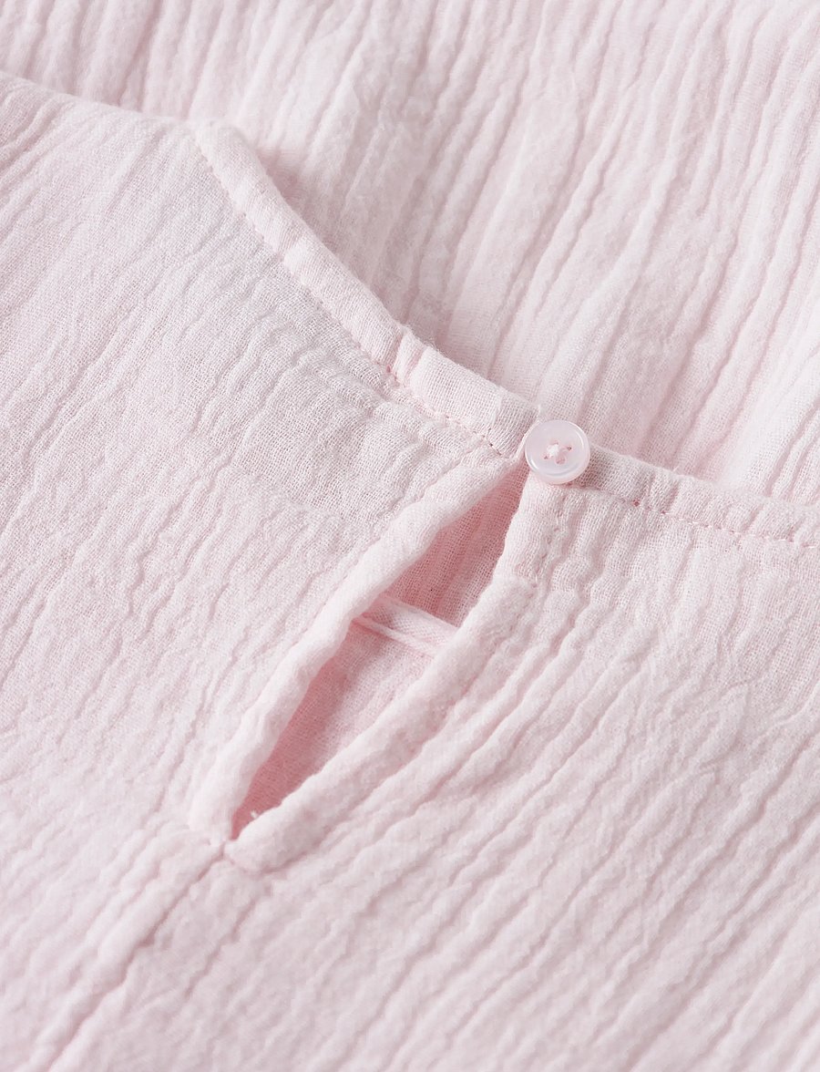name it - NMFJASMIN SS DRESS NOOS - kurzärmelige babykleider - cradle pink - 3