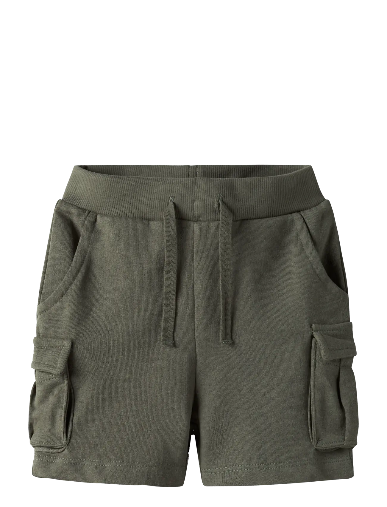 name it - NMMOLI SWEAT SHORTS UNB NOOS - cargo shorts - dusty olive - 0