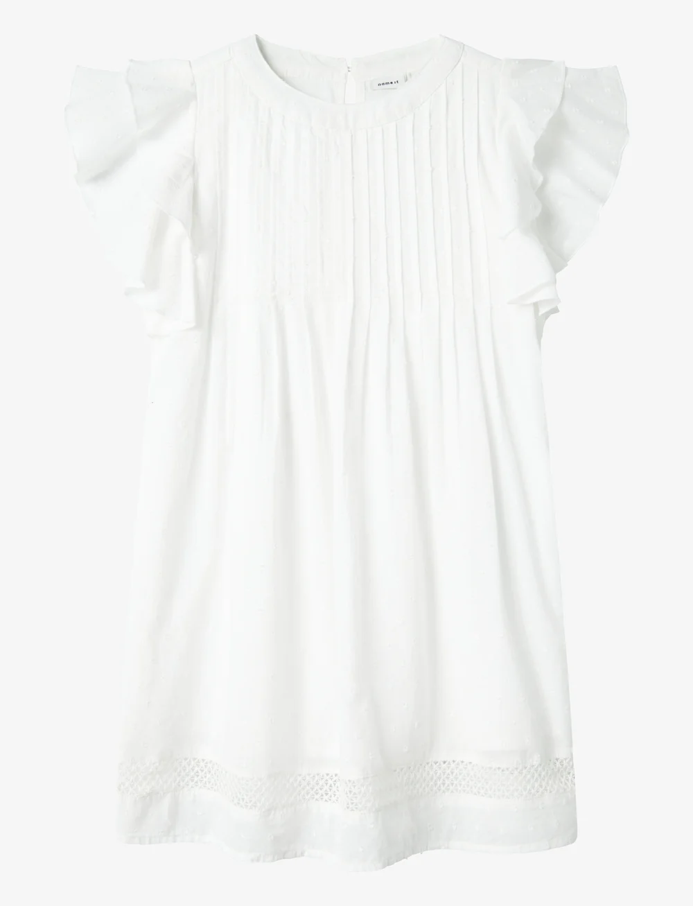name it - NKFFARIDE SS DRESS NOOS - festkjoler - bright white - 0