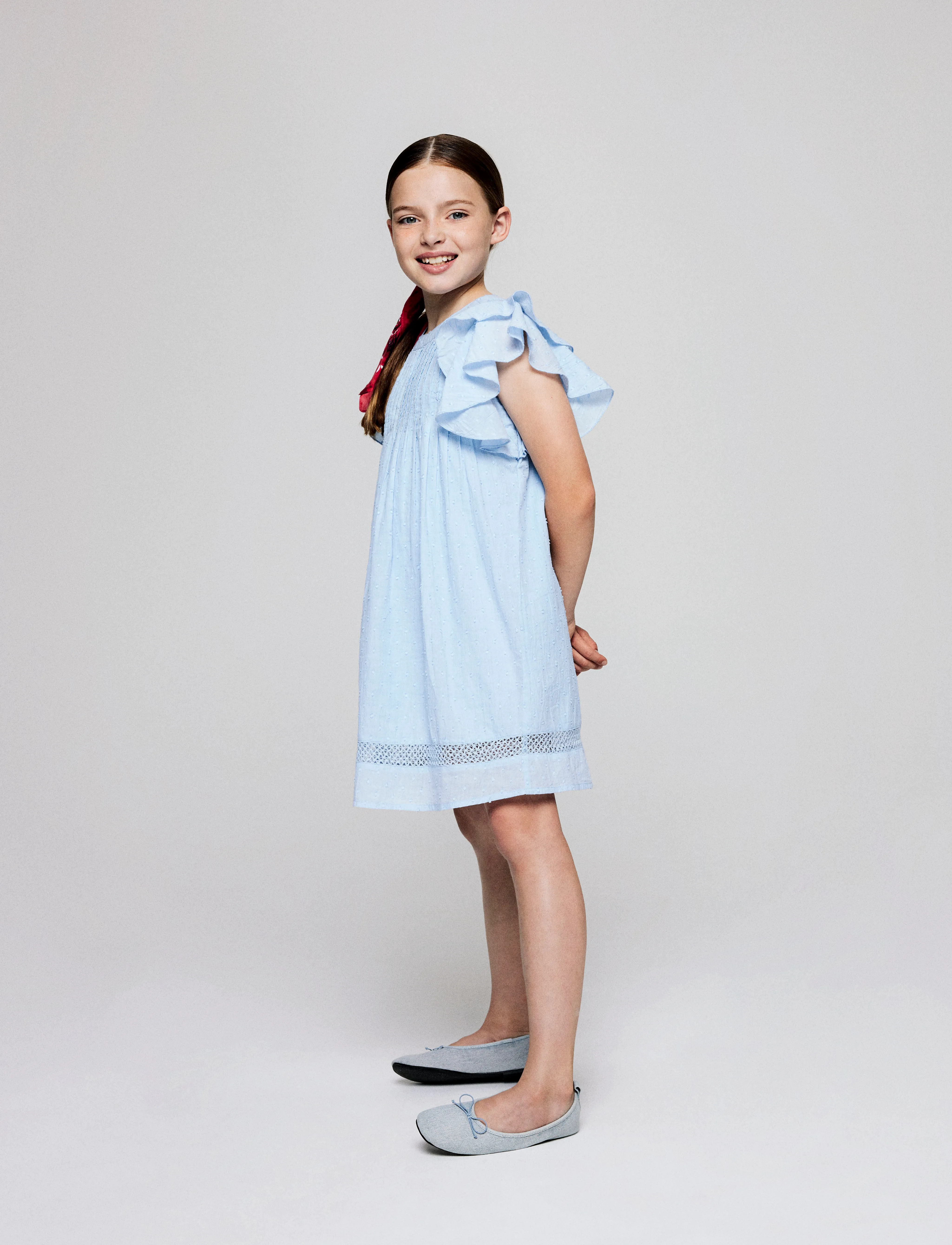 name it - NKFFARIDE SS DRESS NOOS - kortærmede hverdagskjoler - serenity - 2