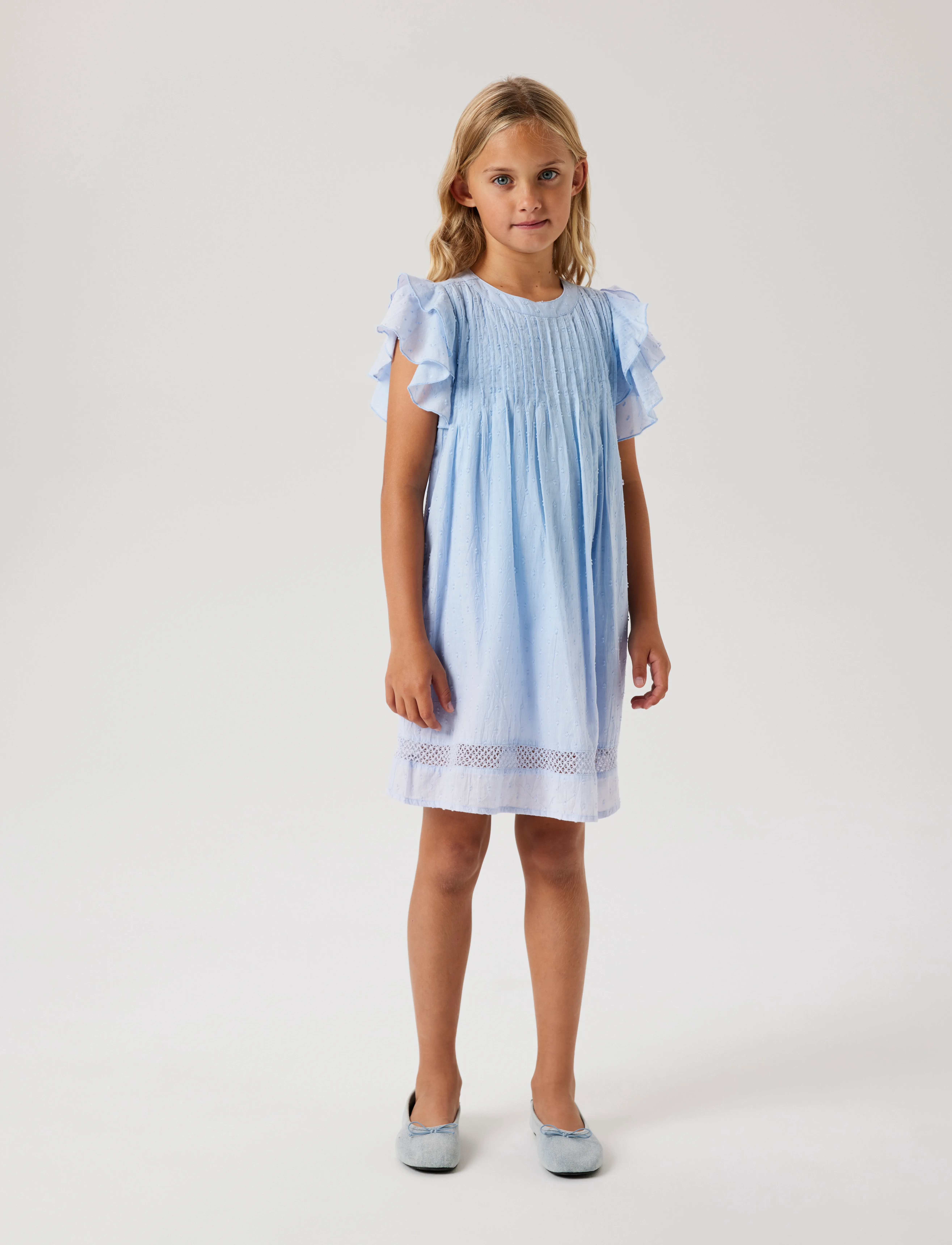 name it - NKFFARIDE SS DRESS NOOS - kortærmede hverdagskjoler - serenity - 3
