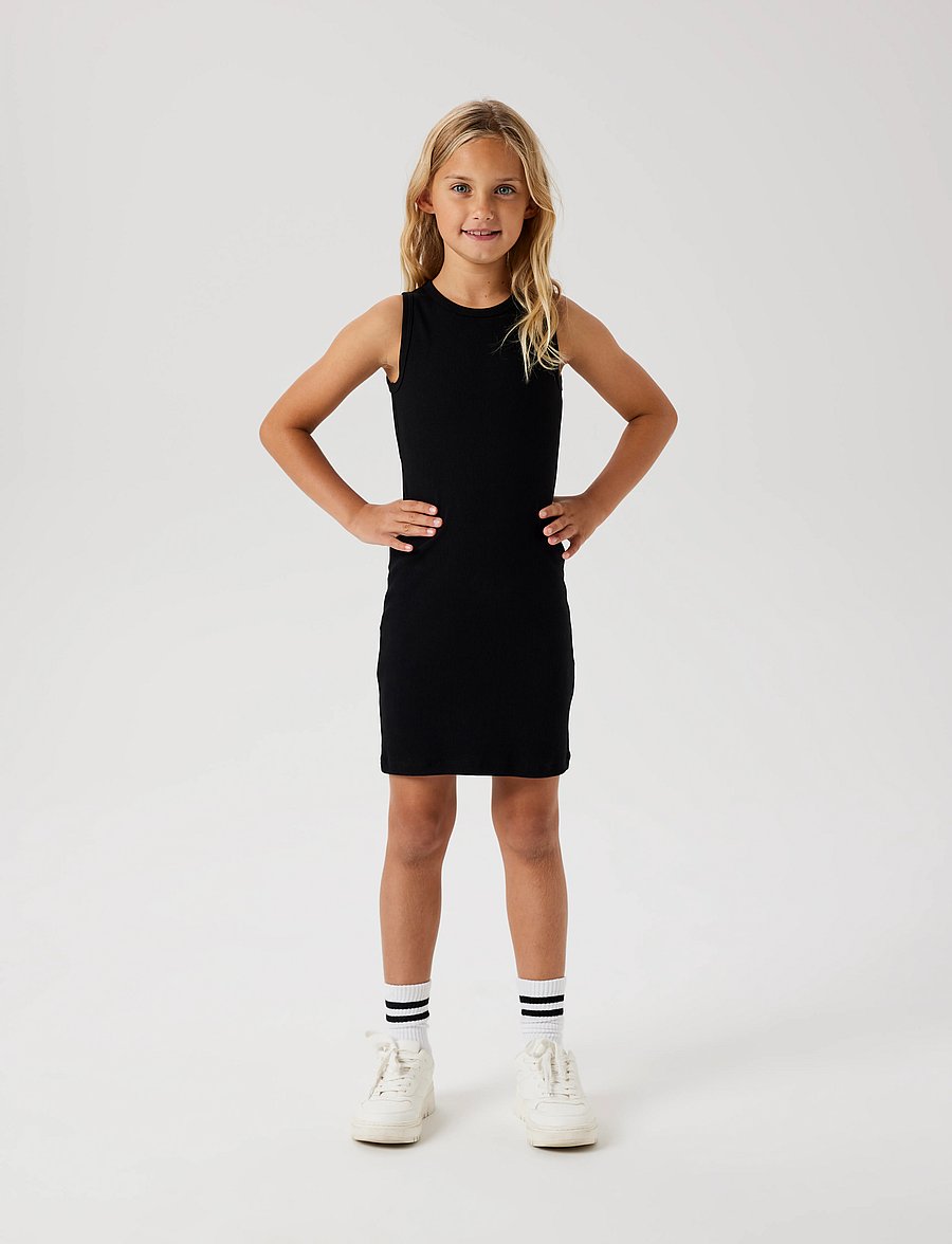 name it - NKFNAKAL SL SLIM DRESS NOOS - Ärmellose freizeitkleider - black - 2