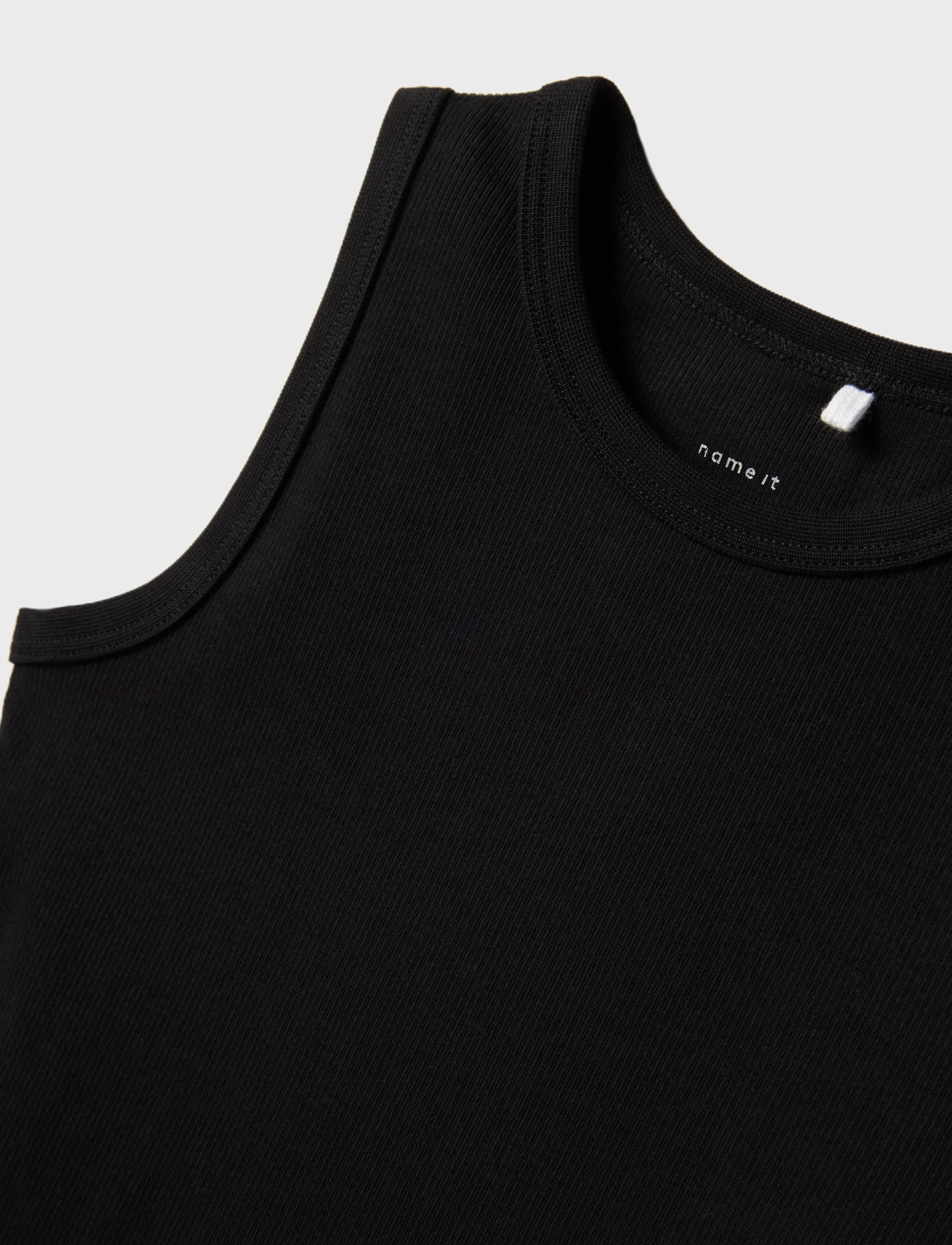 name it - NKFNAKAL SL SLIM DRESS NOOS - Ärmlösa vardagsklänningar - black - 3