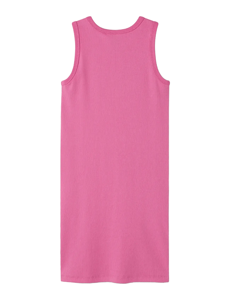 name it - NKFNAKAL SL SLIM DRESS NOOS - varrukateta vabaaja kleidid - strawberry moon - 1