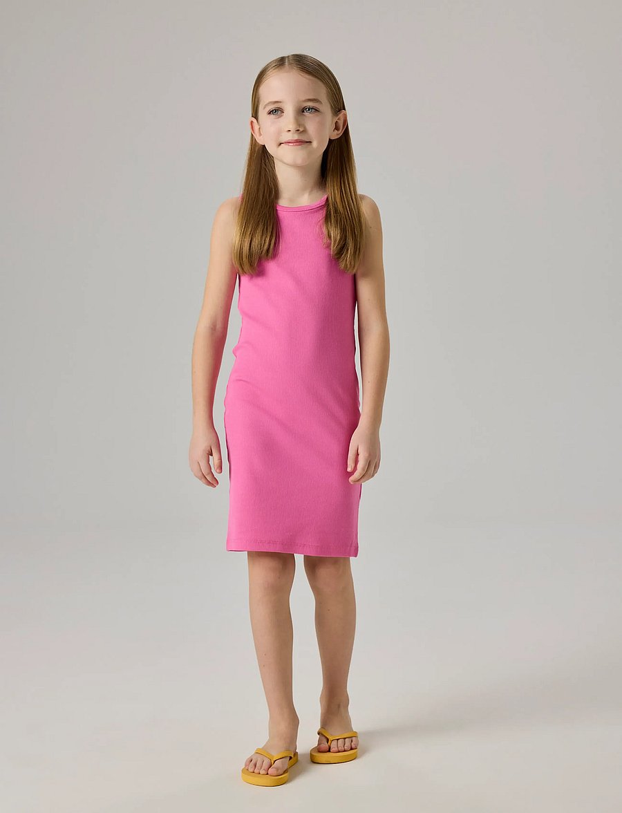 name it - NKFNAKAL SL SLIM DRESS NOOS - Ärmellose freizeitkleider - strawberry moon - 3