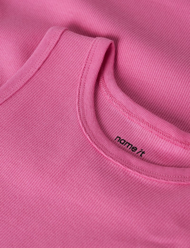 name it - NKFNAKAL SL SLIM DRESS NOOS - varrukateta vabaaja kleidid - strawberry moon - 3