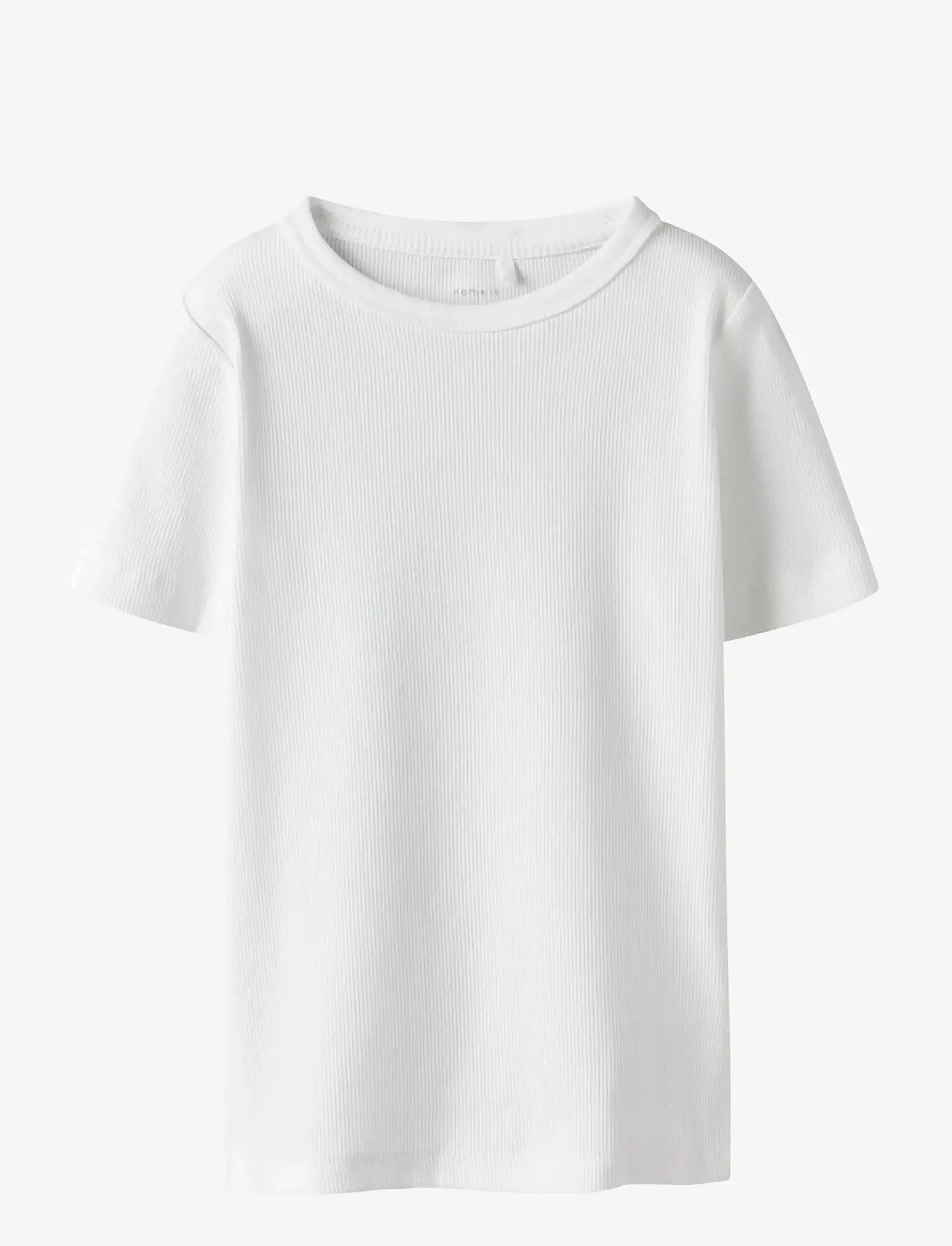 name it - NKFNAKAL SS SLIM TOP NOOS - krótki rękaw - bright white - 0