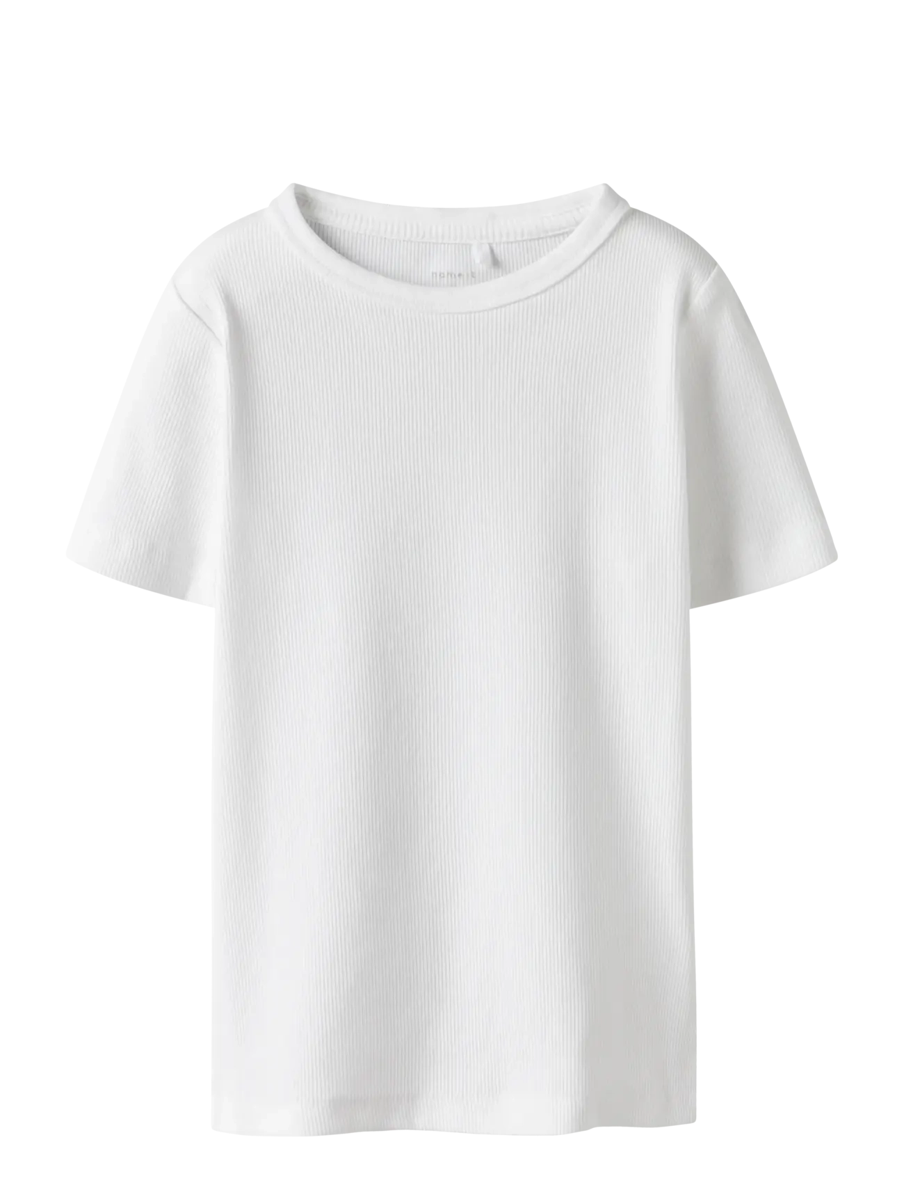 name it NKFNAKAL SS SLIM TOP NOOS - Overdele - BRIGHT WHITE / white