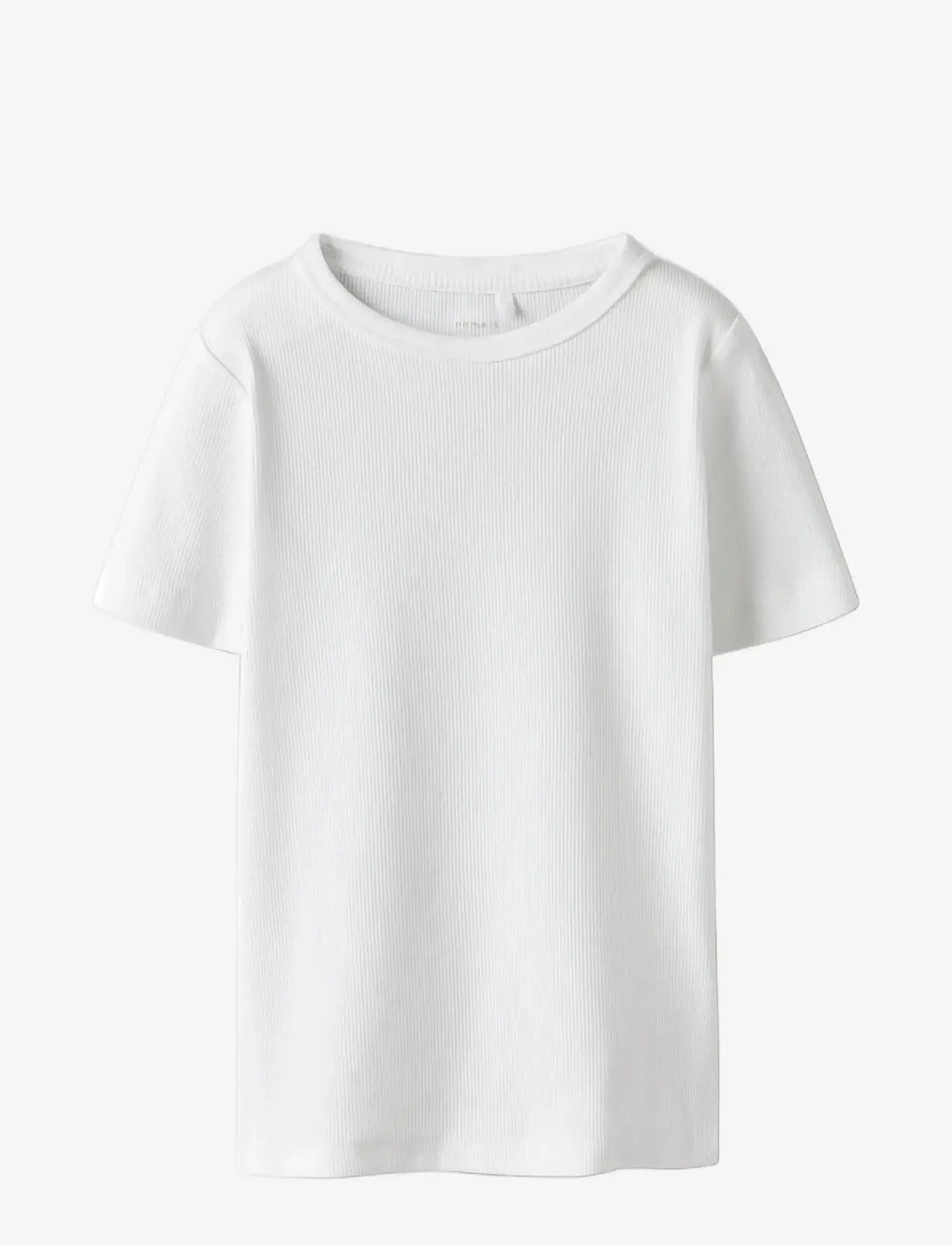 name it - NKFNAKAL SS SLIM TOP NOOS - krótki rękaw - bright white - 2