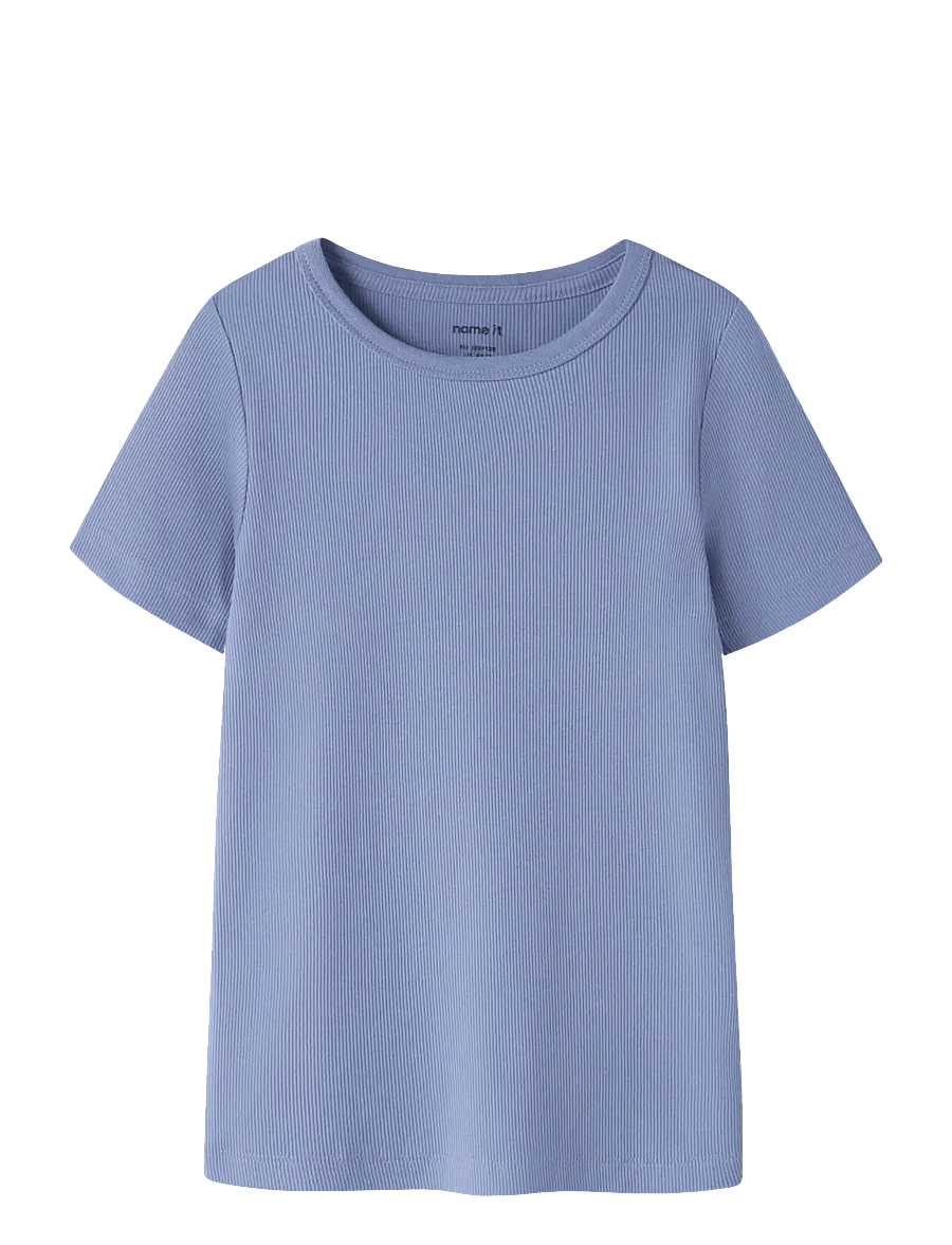 name it - NKFNAKAL SS SLIM TOP NOOS - kurzärmelige - purple impression - 0