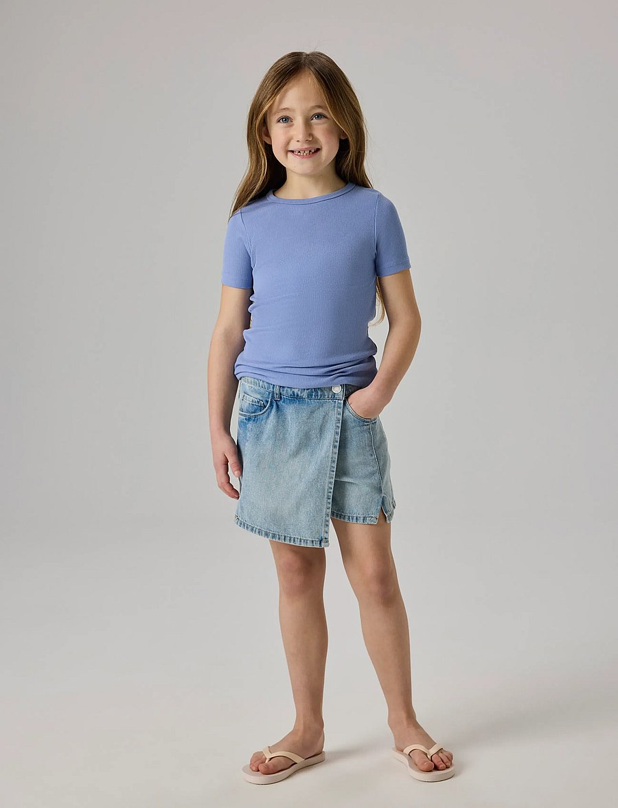 name it - NKFNAKAL SS SLIM TOP NOOS - kurzärmelige - purple impression - 3