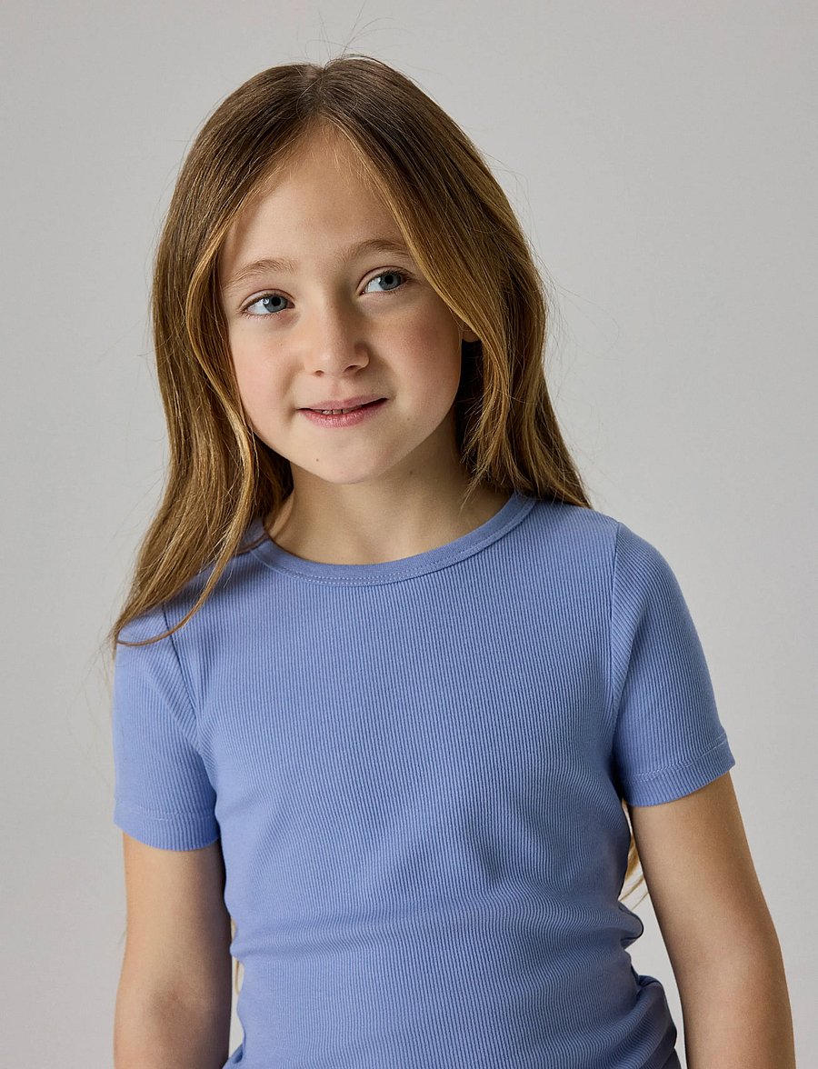 name it - NKFNAKAL SS SLIM TOP NOOS - kurzärmelige - purple impression - 4