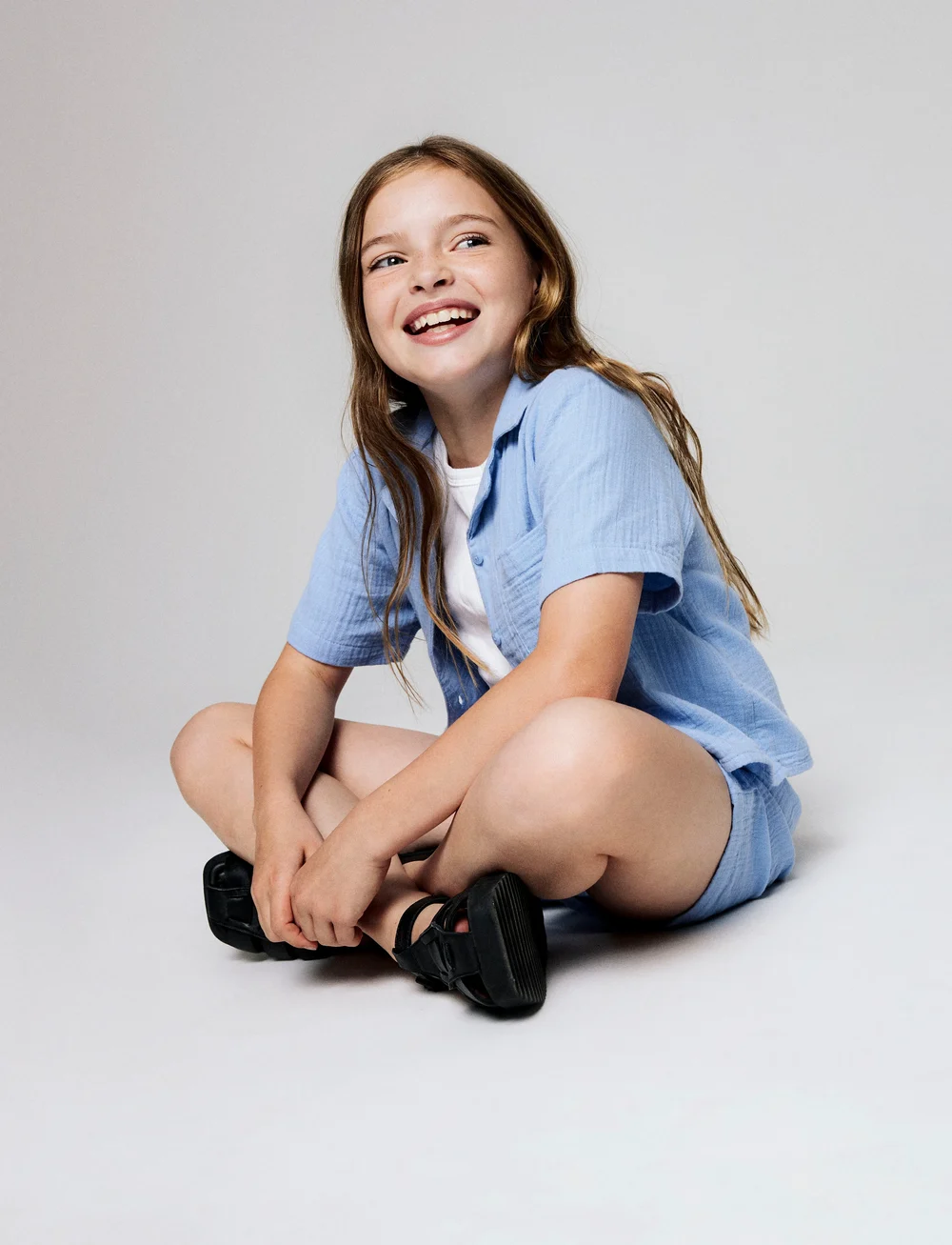 name it - NKFJASMIN SHORTS NOOS - lühikesed vabaajapüksid - serenity - 2